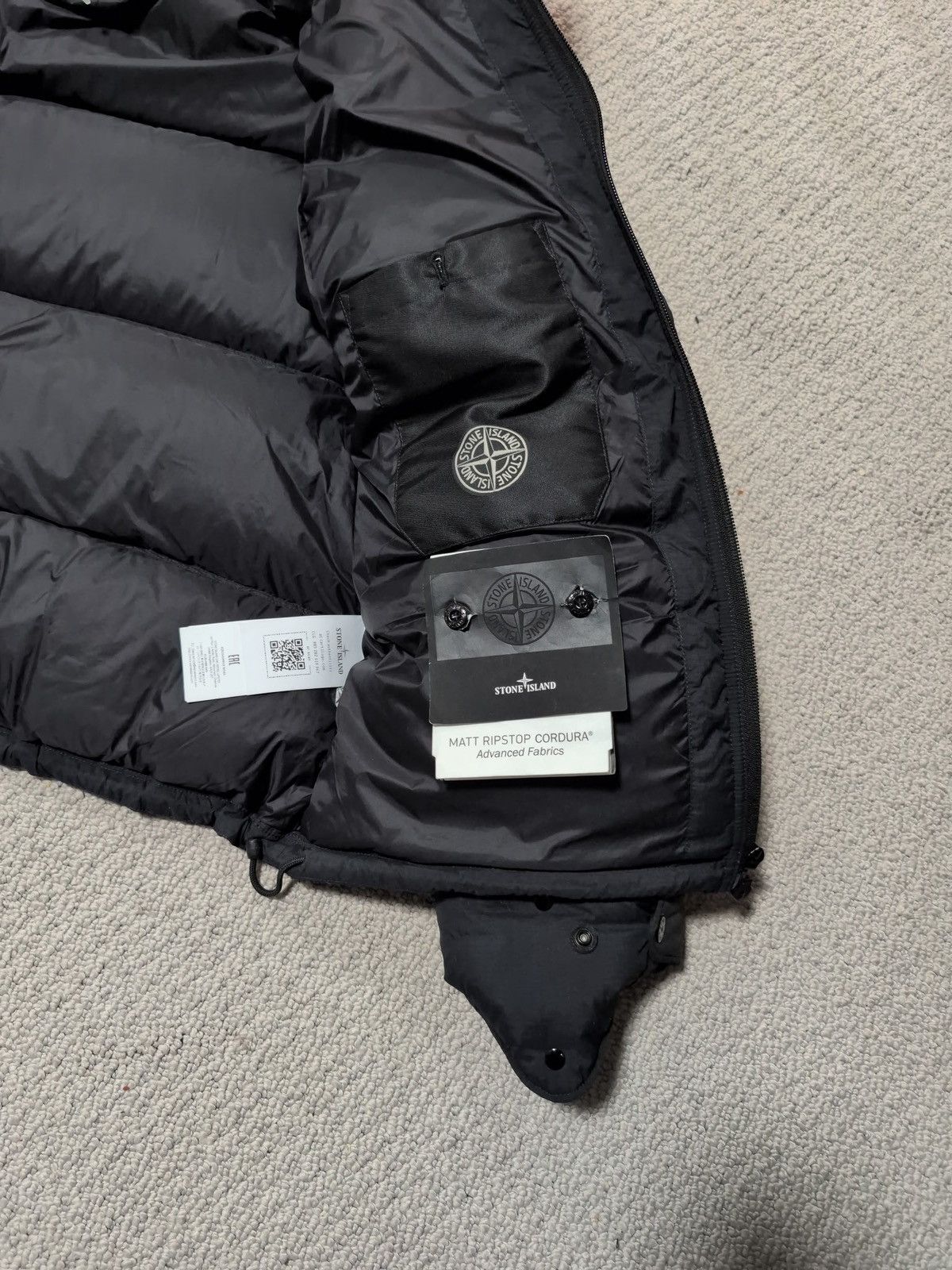 Stone Island Cordura Short Puffer Jacket Size US L / EU 52-54 / 3 - 9 Thumbnail