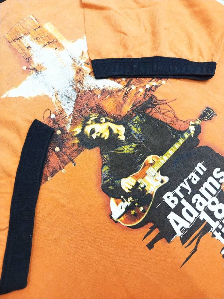 Band Tees Vintage 1996 Bryan Adams World tour ringer t shirt rare Size US XL / EU 56 / 4 - 5 Thumbnail