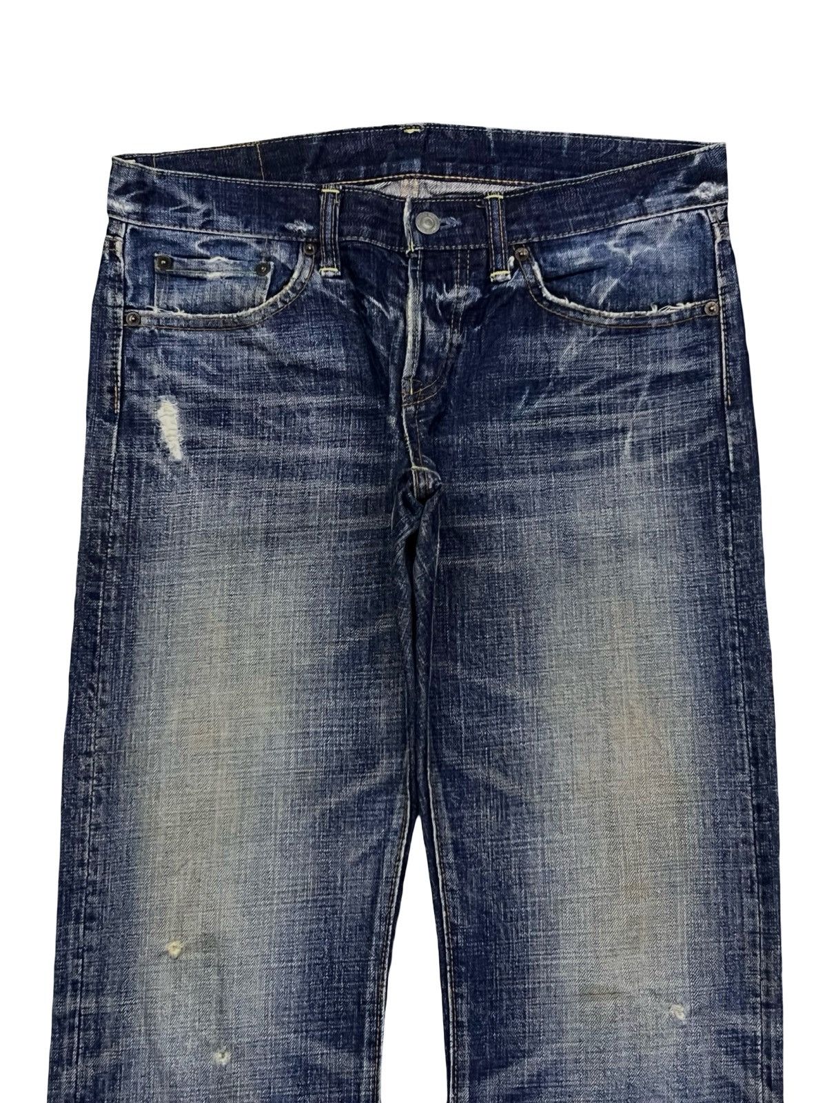 Eternal Vintage ETERNAL Japanese Denim | Vintage Faded Honeycomb Size US 33 - 4 Thumbnail