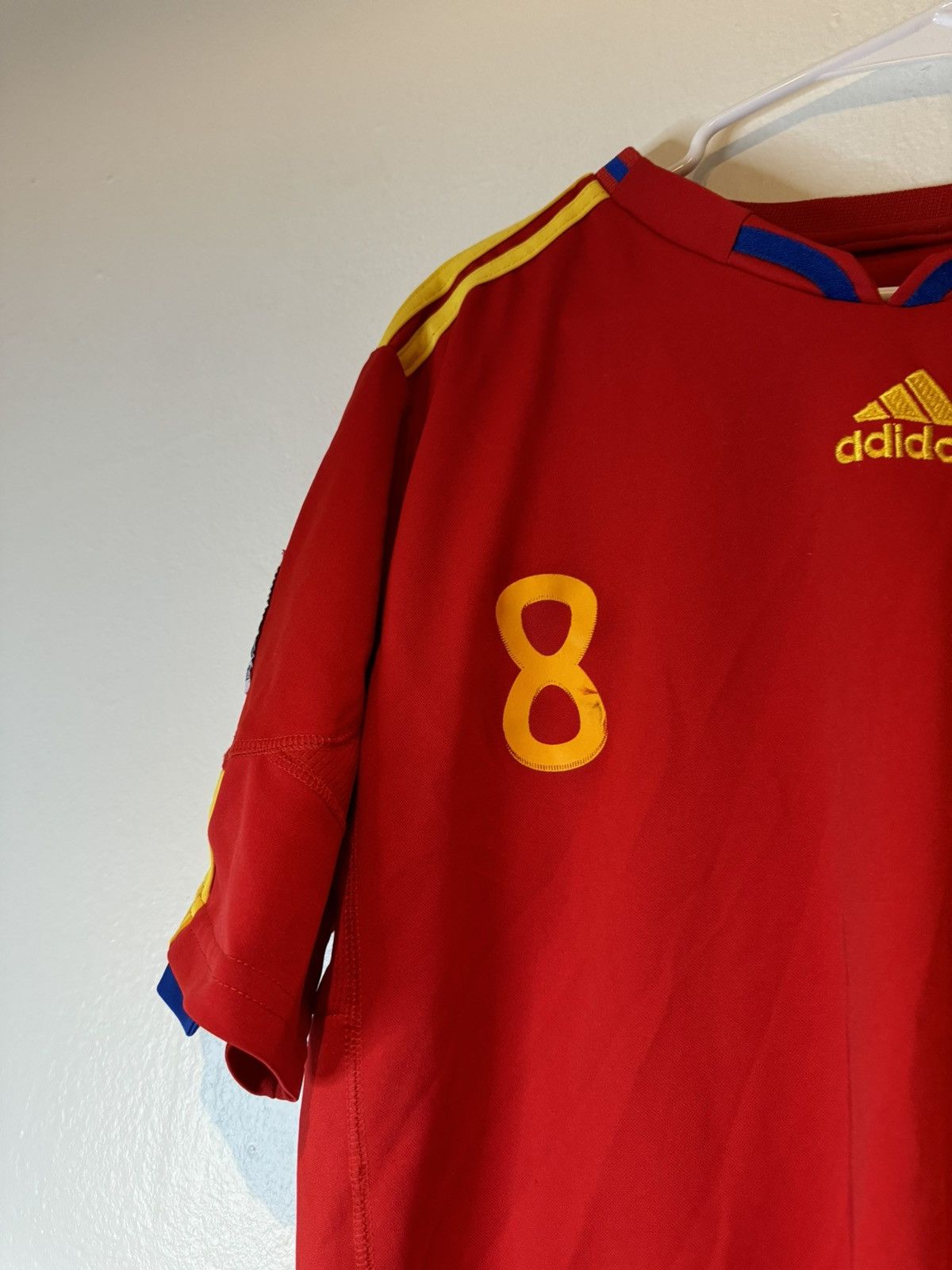 Adidas Adidas Spain Soccer Jersey Home Football Shirt Mens XL 2010 Size US XL / EU 56 / 4 - 2 Thumbnail