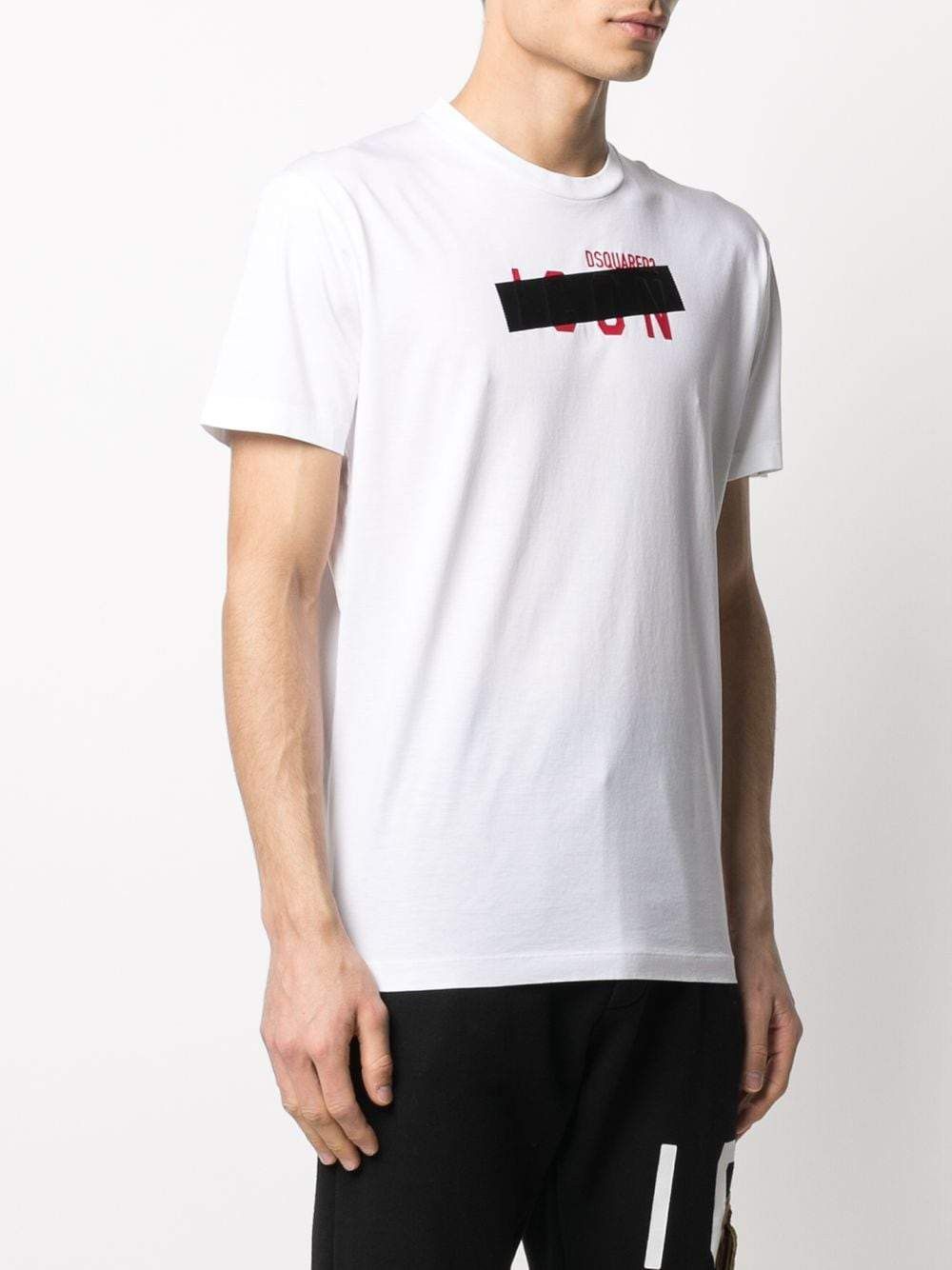 Dsquared2 DSQUARED2 Tape detail Icon T-shirt White Size US L / EU 52-54 / 3 - 1 Thumbnail