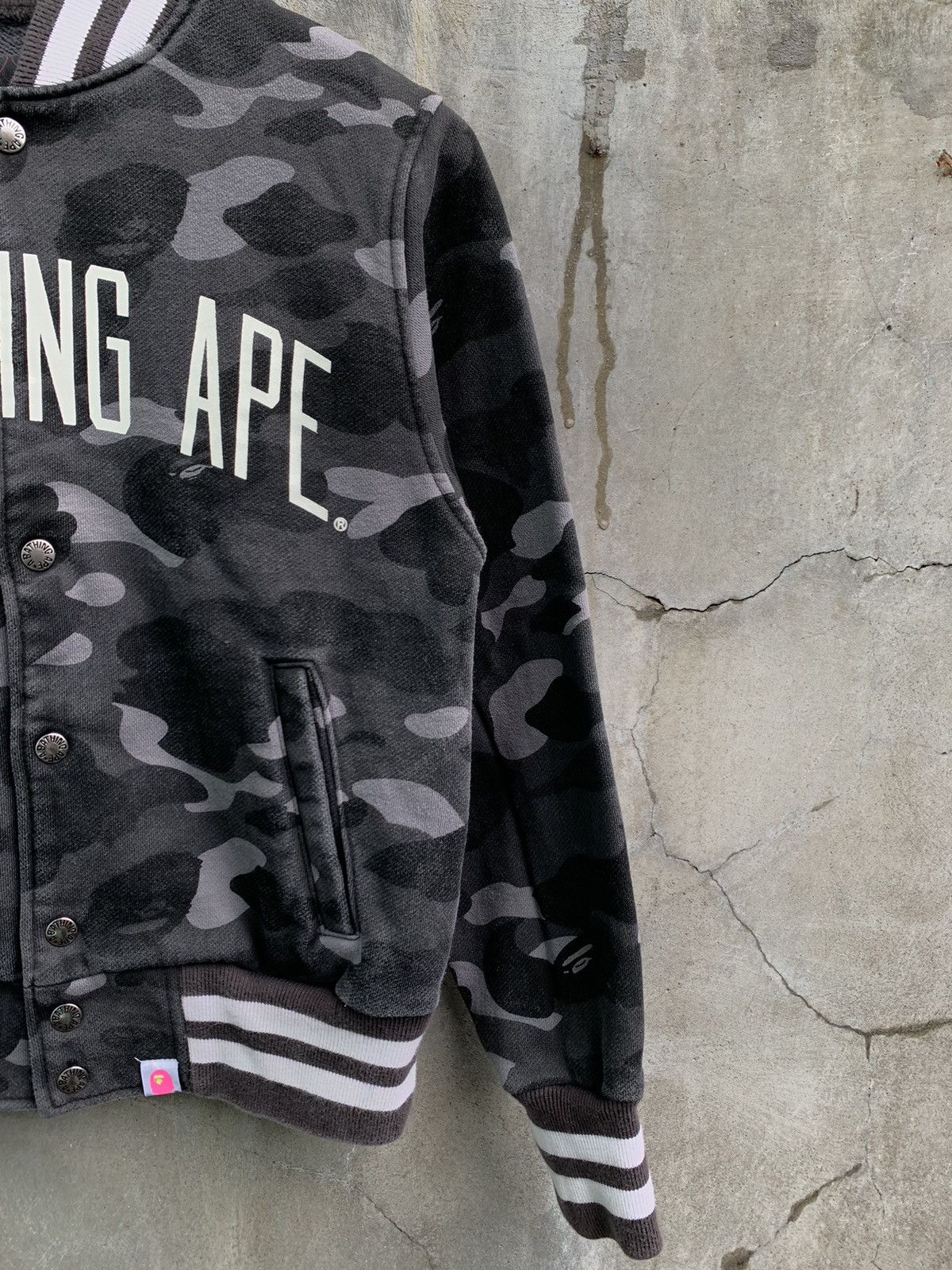 Bape OG Spell Out Varsity Jacket Size S / US 4 / IT 40 - 3 Thumbnail
