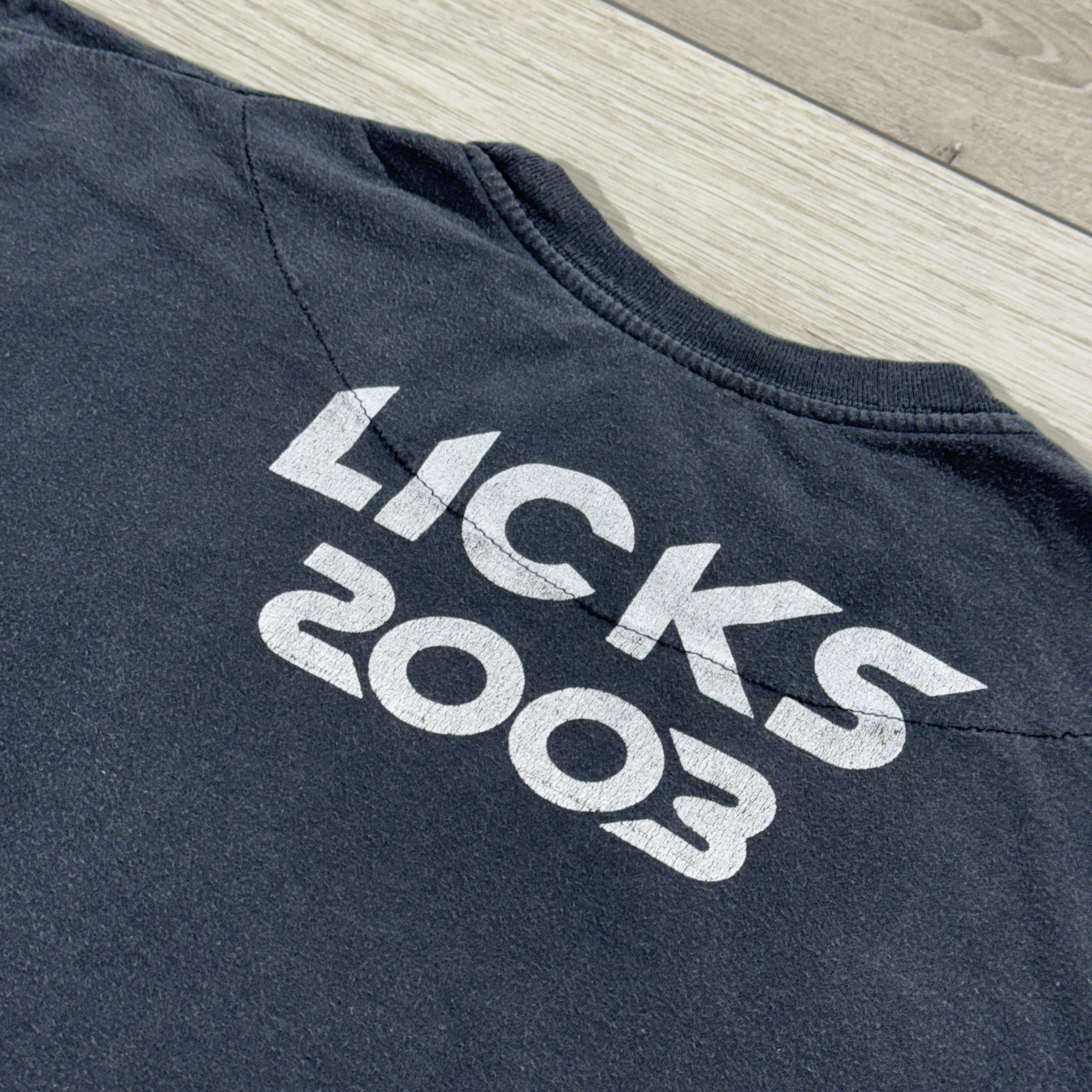 The Rolling Stones Vintage The Rolling Stones Licks Tour 2002/03 T Shirt Size M Size US M / EU 48-50 / 2 - 8 Thumbnail