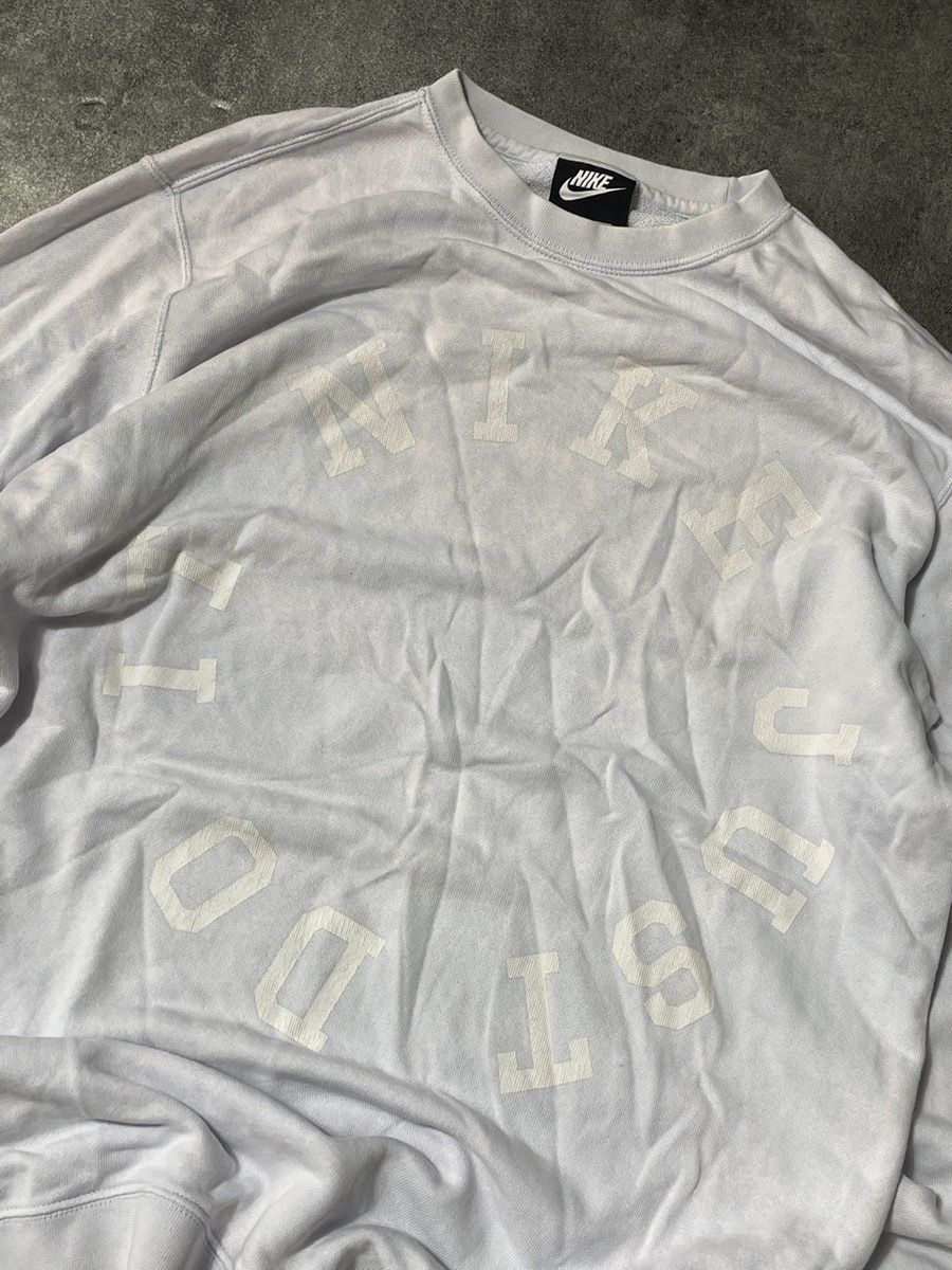 Nike Nike Baby Blue Sweatshirt Just Do It Swoosh Spellout Size US M / EU 48-50 / 2 - 2 Thumbnail