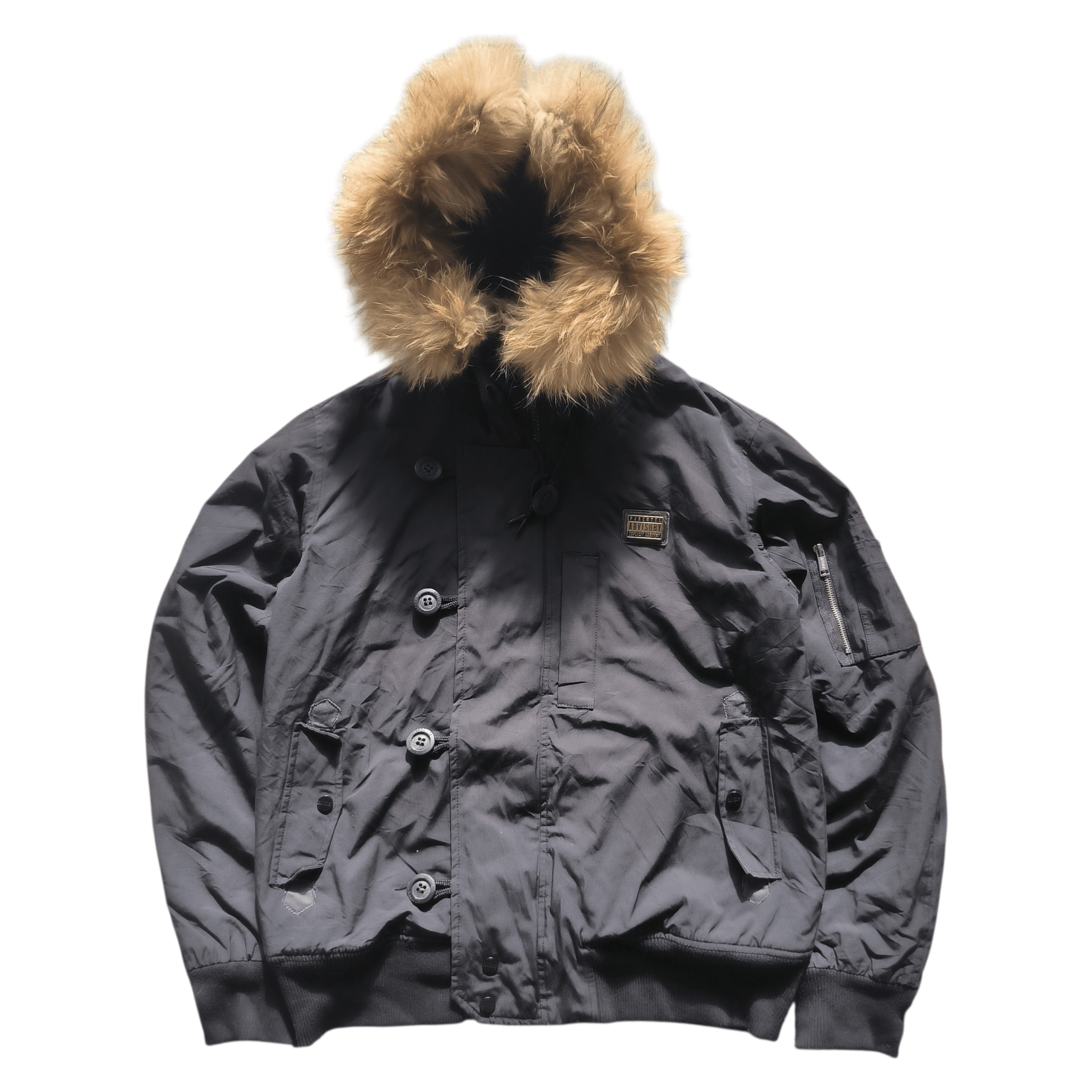 Japanese Brand Advisory N2B Fur Bomber Jacket Size US L / EU 52-54 / 3 - 1 Thumbnail