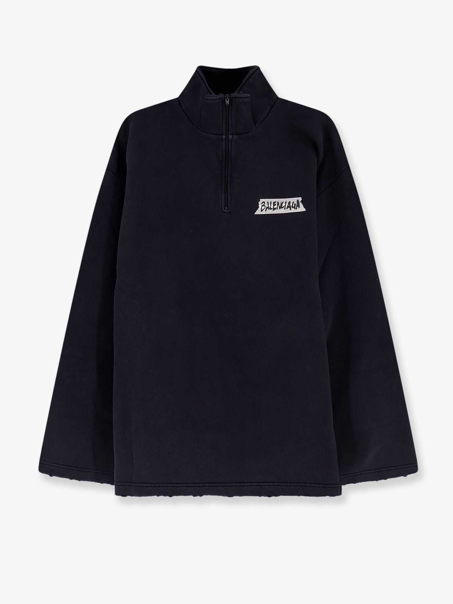 Balenciaga Cotton Sweatshirt Size US M / EU 48-50 / 2 - 1 Thumbnail