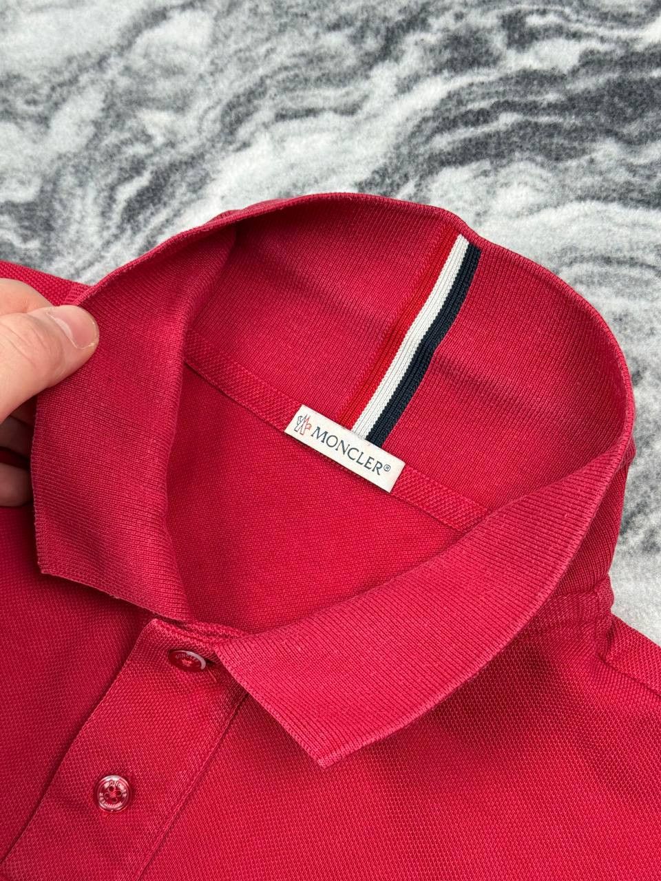 Moncler Moncler Maglia Polo Manica Corta Shirt Men L Red Size US L / EU 52-54 / 3 - 5 Thumbnail