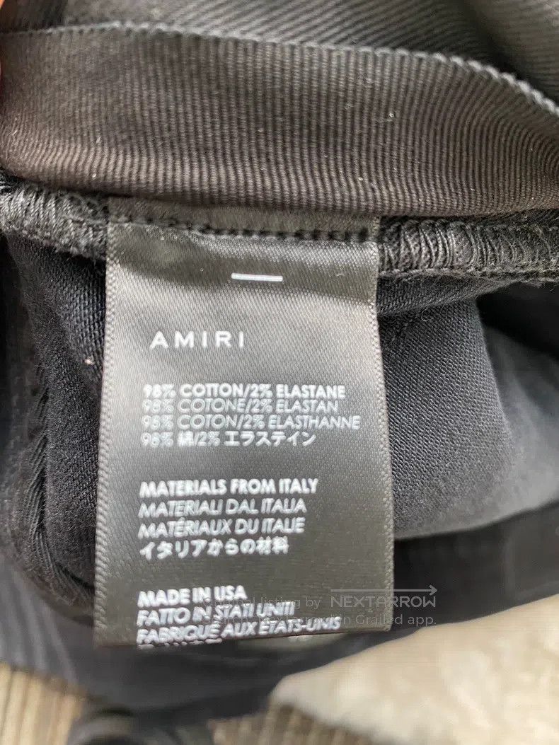 Amiri Amiri Size 32 Washed black and red jeans Size US 32 / EU 48 - 3 Thumbnail