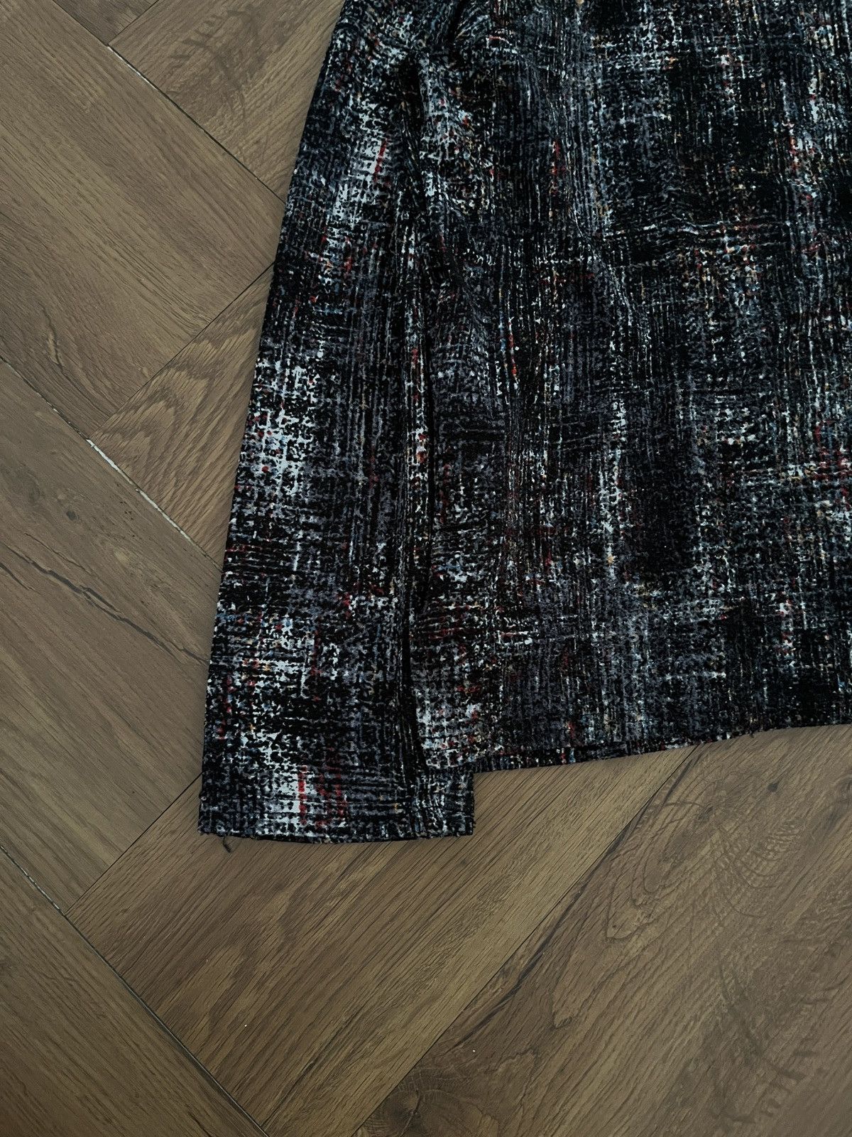 Japanese Brand Yuryota Multicolor Textured Knit Abstract Pattern Size US M / EU 48-50 / 2 - 9 Thumbnail