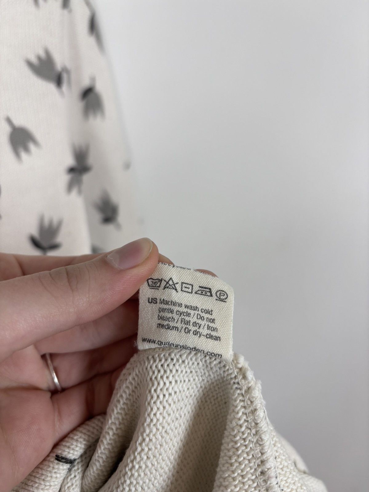 Gudrun Sjoden Gudrun Sjoden Women’s Leaf Pattern Cotton Sweater Pullover Size M / US 6-8 / IT 42-44 - 10 Thumbnail