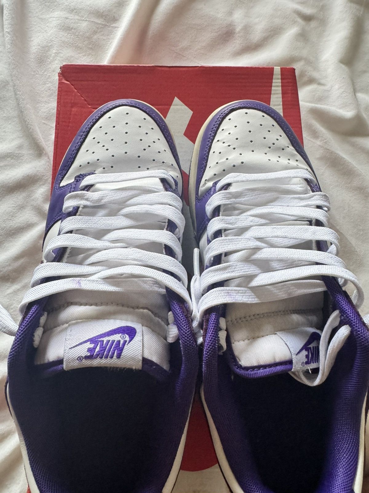Nike Nike Dunk Low Court Purple Size US 7 / EU 40 - 3 Thumbnail