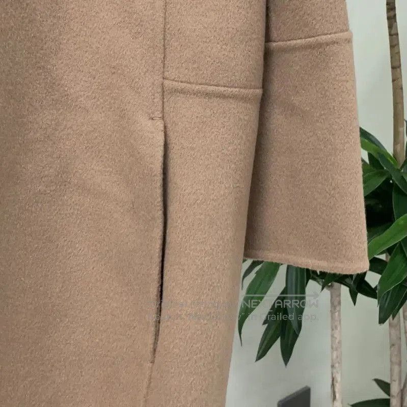 Max Mara MaxMara Khaki Belted Women's Coat . Size S / US 4 / IT 40 - 4 Thumbnail