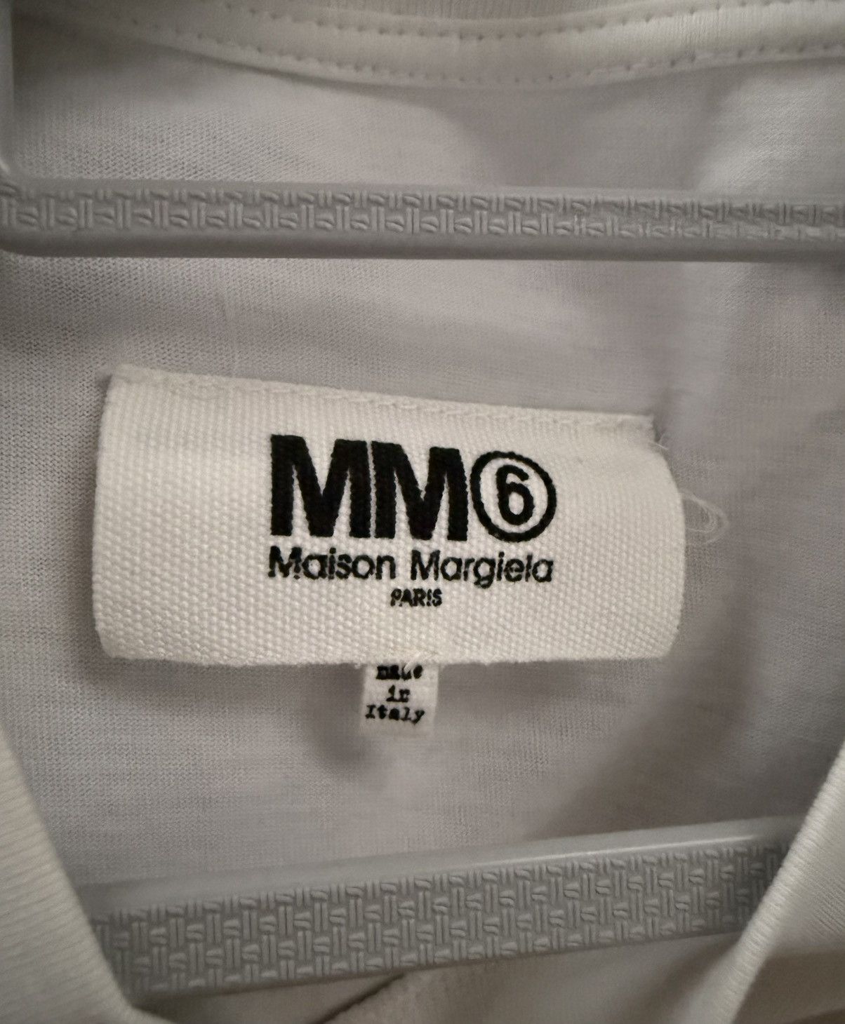 Maison Margiela MM6 Maison Margiela White Graphic Long Sleeve T-Shirt Size US M / EU 48-50 / 2 - 6 Thumbnail