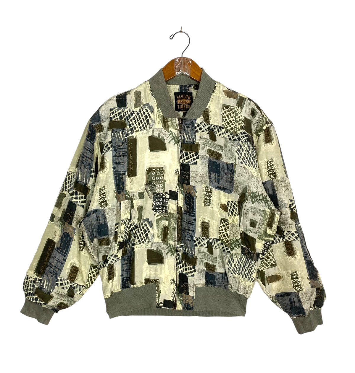 Japanese Brand Rare‼️ Vintage Flying Tigers Silk Bomber Jacket Size US M / EU 48-50 / 2 - 1 Thumbnail