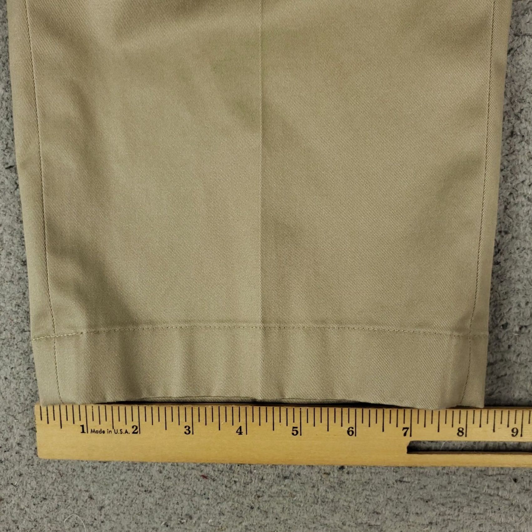 Brooks Brothers Brooks Brothers Pants Mens 38x31 Beige Hudson Flat Front Chino Trousers Size US 38 / EU 54 - 6 Thumbnail