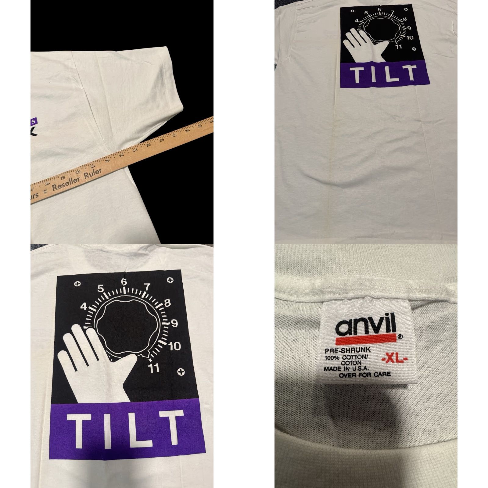 Anvil VINTAGE 90's TDK Electronics Cassette Tape Spinal Tap Single Stitch XL Tee Shirt Mens Size US XL / EU 56 / 4 - 9 Thumbnail