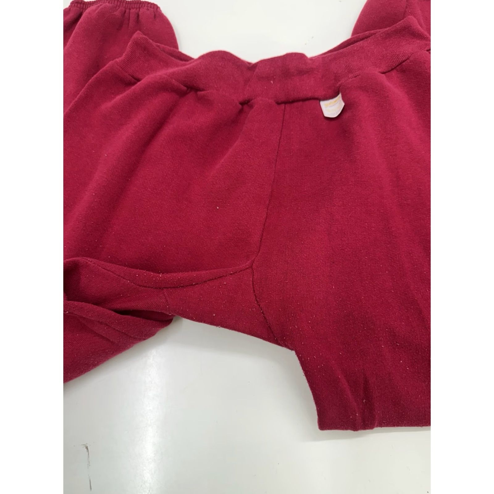 Vintage VINTAGE Sportswear Mens Sweatpants 38-40 Red Size Large Drawstring USA Made Casual Mens Sweatpants Size US 33 - 3 Thumbnail