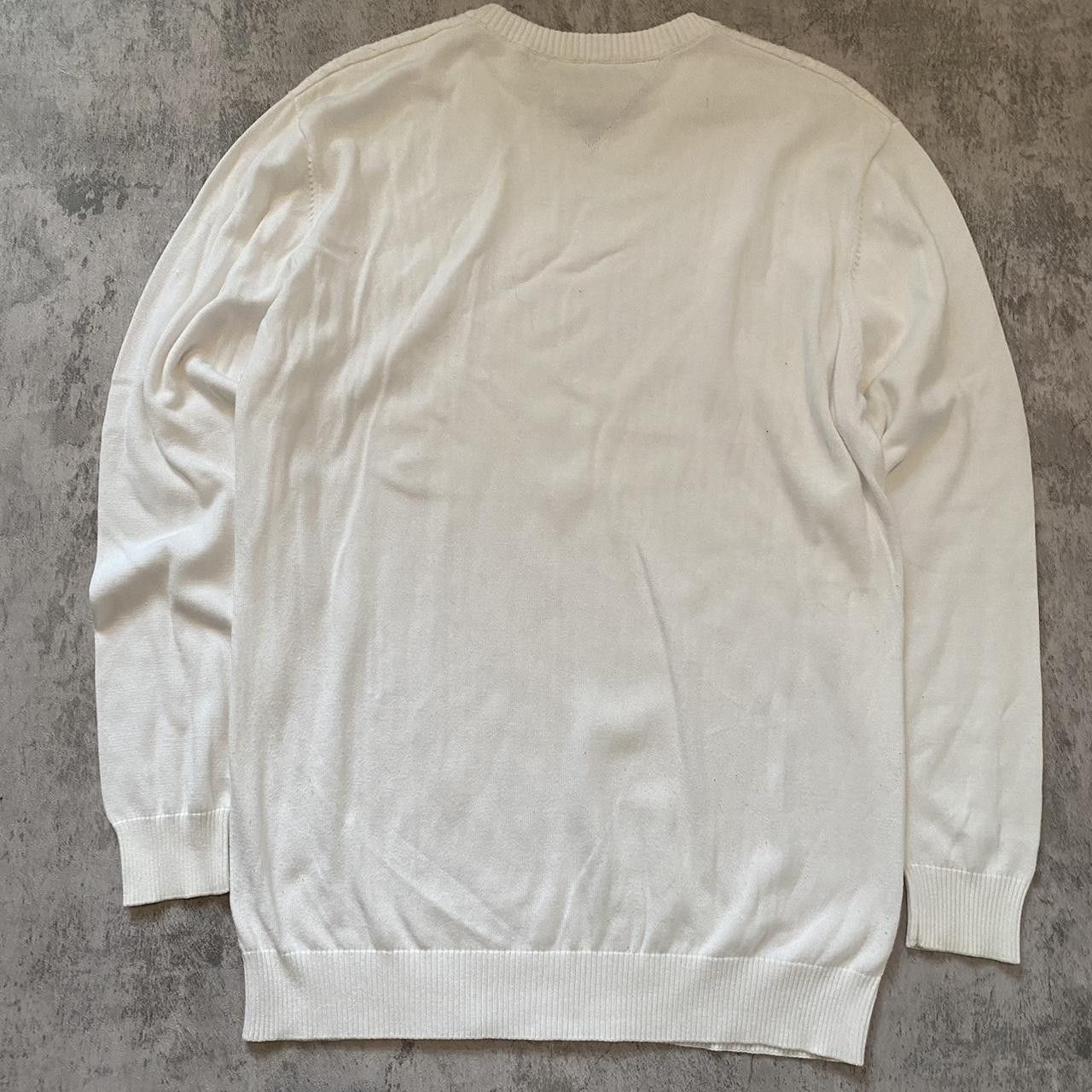 Tommy Hilfiger White Tommy Hilfiger knit sweater Size US XL / EU 56 / 4 - 3 Thumbnail