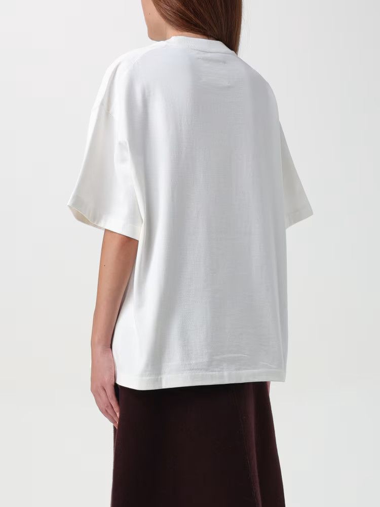 Jil Sander o1s22i1n0125 Oversized T-Shirt in White Size S / US 4 / IT 40 - 2 Thumbnail