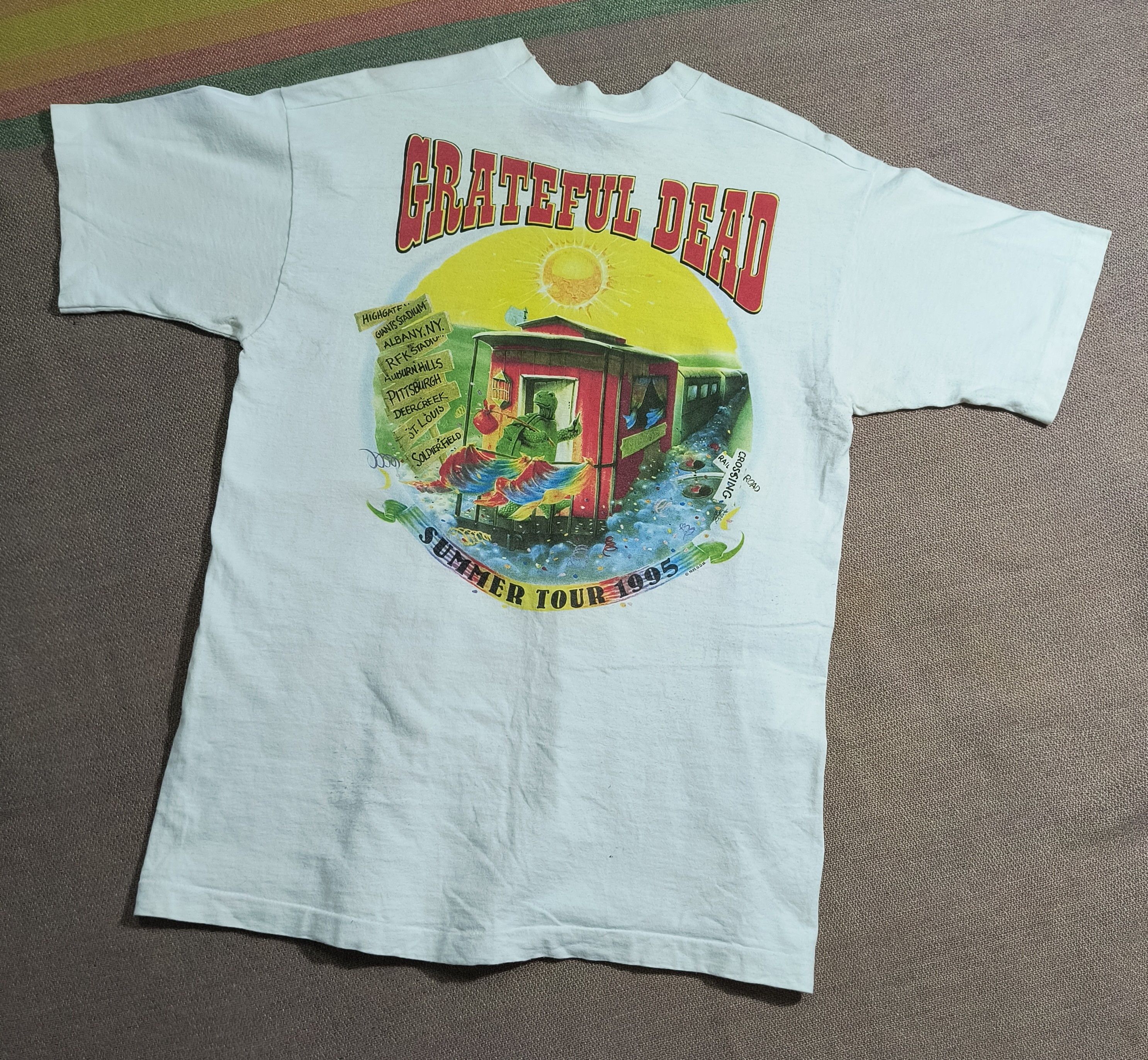 Band Tees Grateful Dead summer tour 1995 tee Size US L / EU 52-54 / 3 - 6 Thumbnail