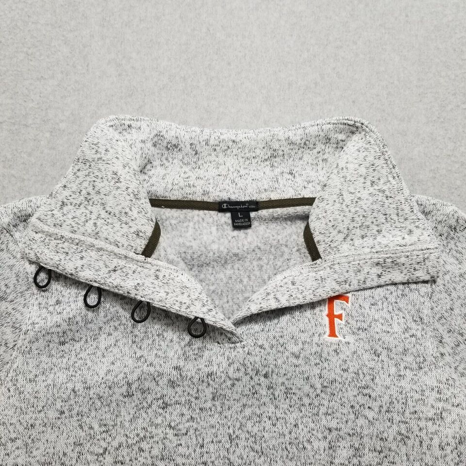 Champion Champion Sweater Womens Large Pullover Sweatshirt Mock Neck Size L / US 10 / IT 46 - 6 Thumbnail