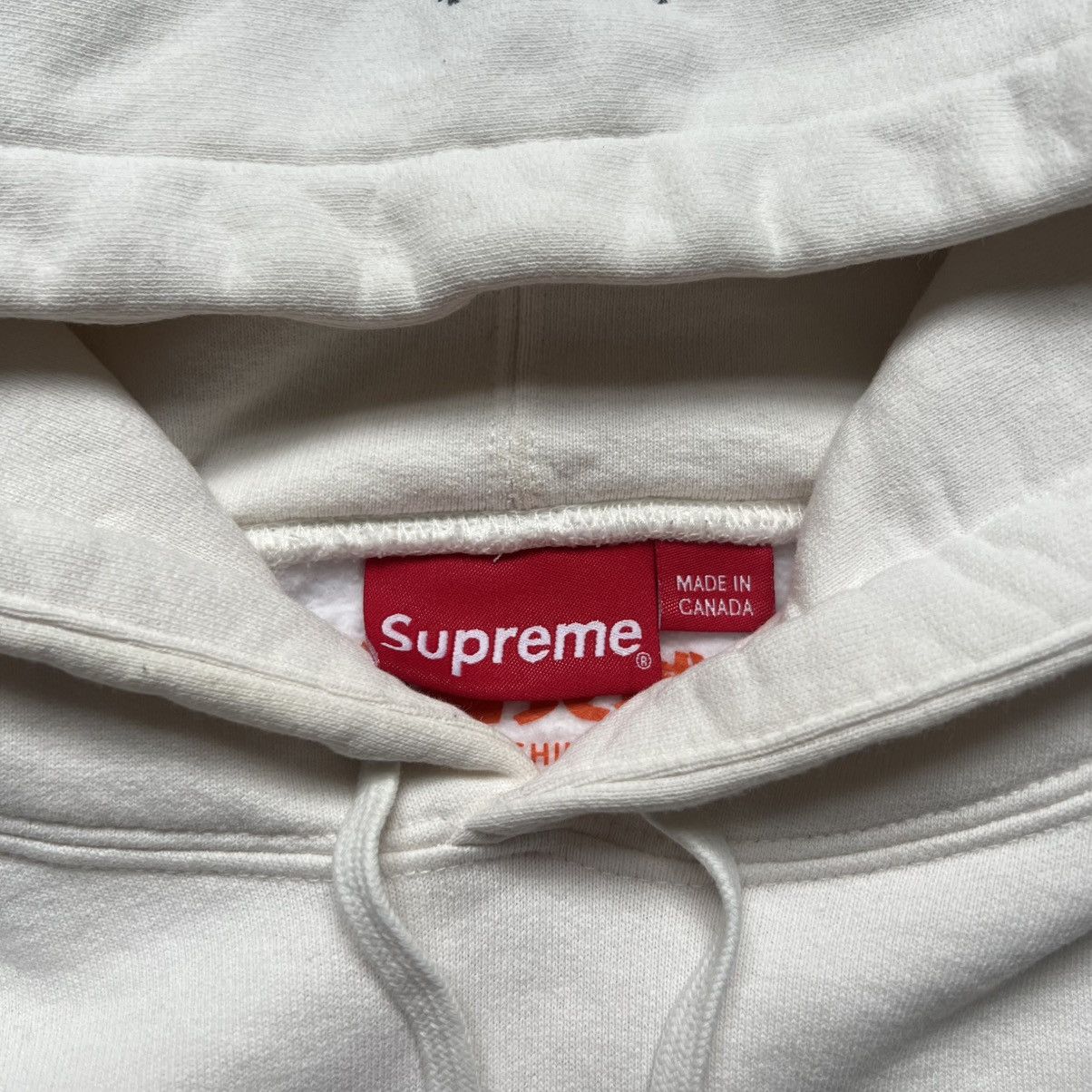 Supreme × The Great China Wall Supreme Great China Wall Sword Hooded Sweatshirt White XL Size US XL / EU 56 / 4 - 2 Thumbnail
