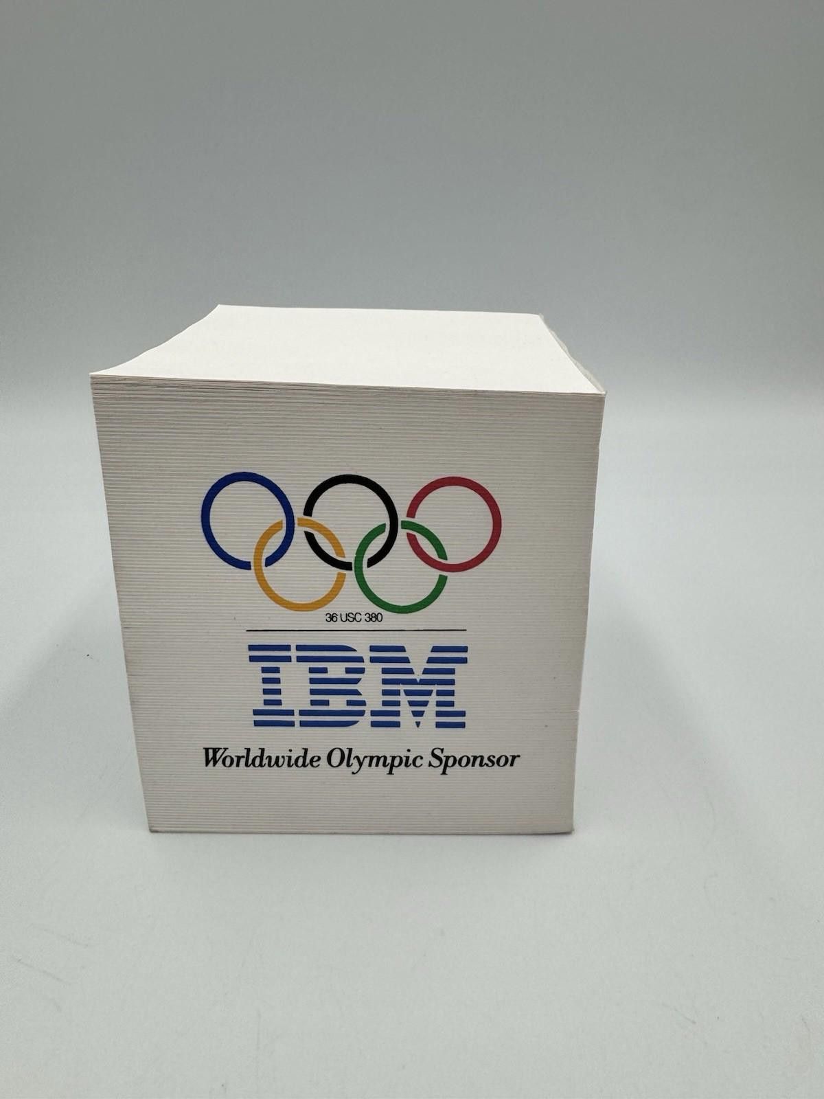 Designer IBM Olympic Worldwide Sponsor Memo Cube Notepad Squares Size ONE SIZE - 2 Thumbnail