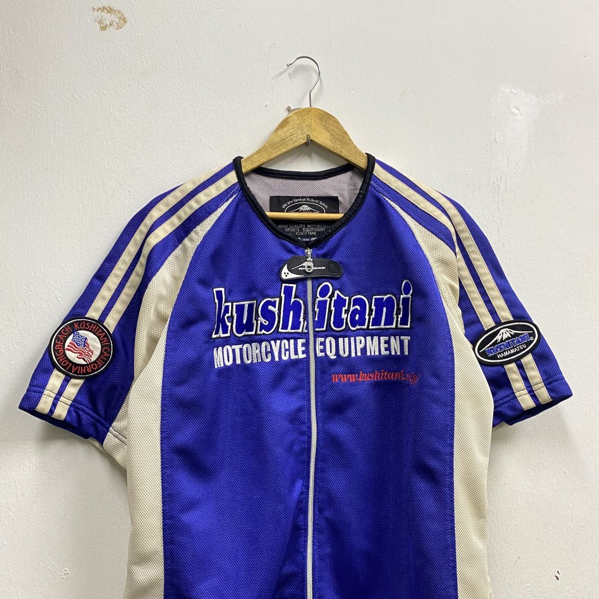 Japanese Brand × Sports Specialties Vintage 2002 Kushitani California Biker Mesh Riding Jackets Size US XL / EU 56 / 4 - 4 Thumbnail