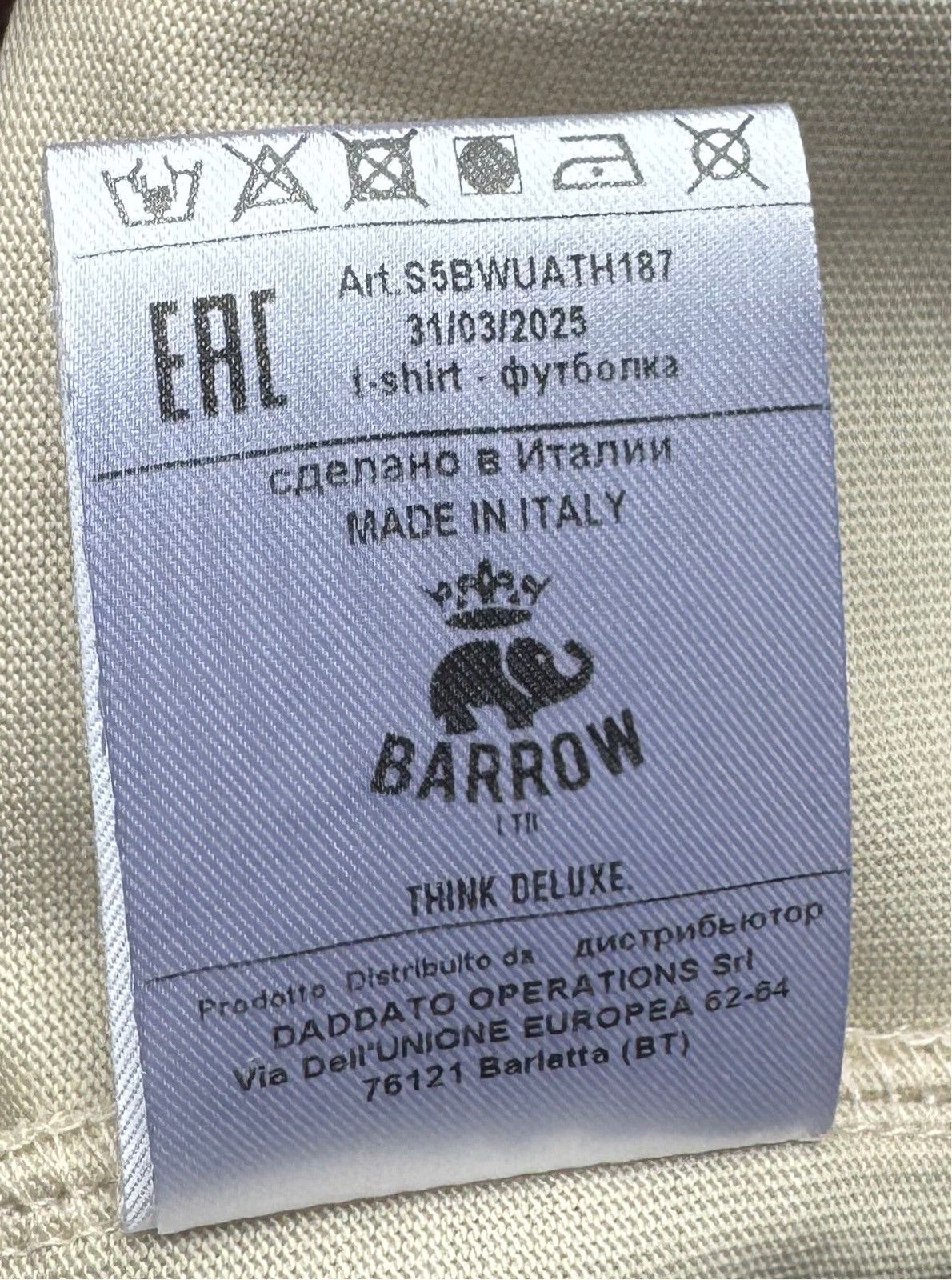 Barrow Barrow T-shirts Size US L / EU 52-54 / 3 - 8 Thumbnail