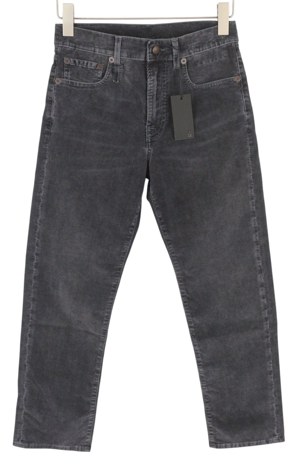 R13 ROMEO 26 Obsidian Stretch Cord Faded Grey FW25 86537 Size 26" / US 2 / IT 38 - 1 Thumbnail