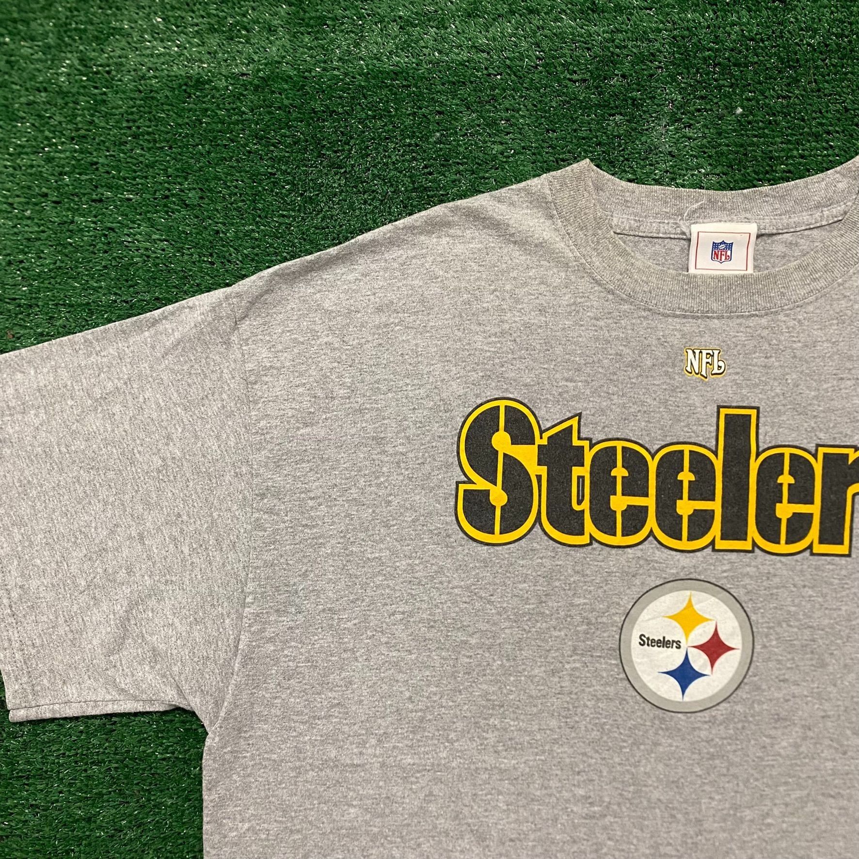 NFL Vintage Y2K Pittsburgh Steelers T-Shirt Gray Logo NFL Footba Size US XL / EU 56 / 4 - 3 Thumbnail