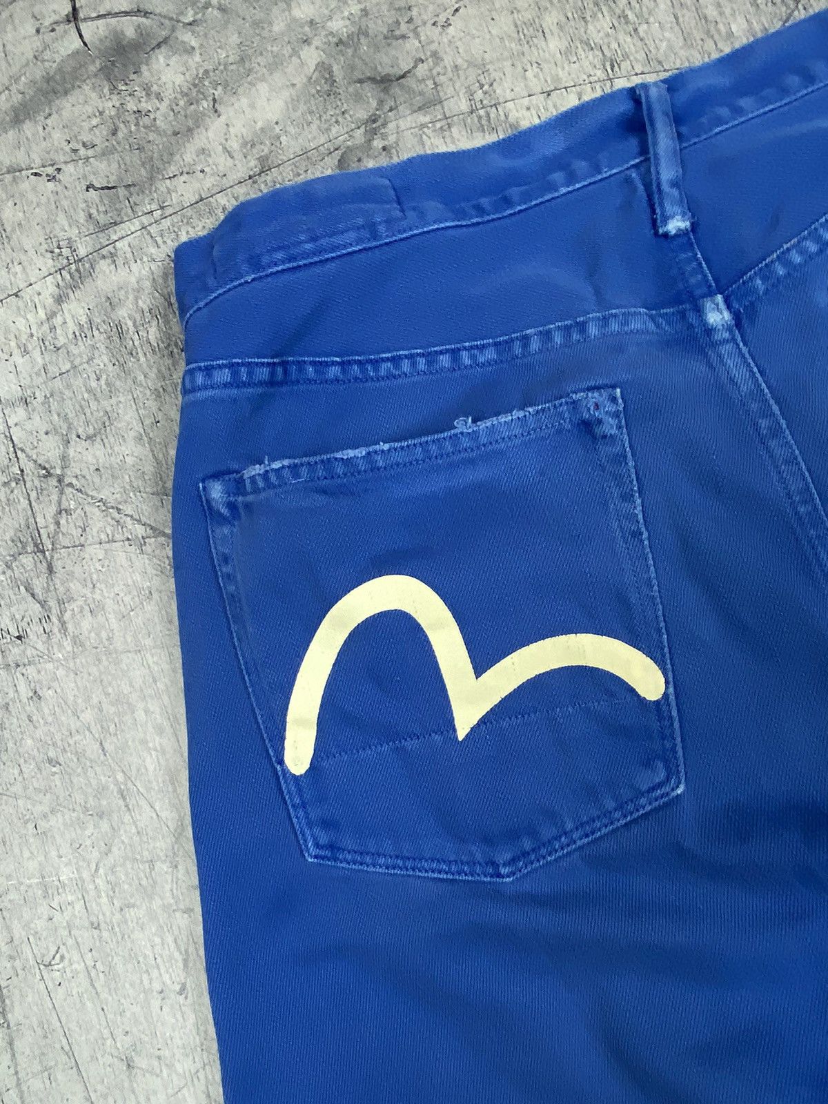 Evisu × Japanese Brand × Vintage Vintage Evisu Japanese Brand Y2K Denim Shorts Size US 32 / EU 48 - 5 Thumbnail