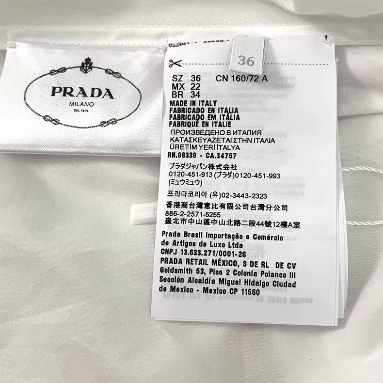 Prada Prada Size 36 24 white lily of the valley rhinestone brooc Size US XXS / EU 40 - 8 Thumbnail