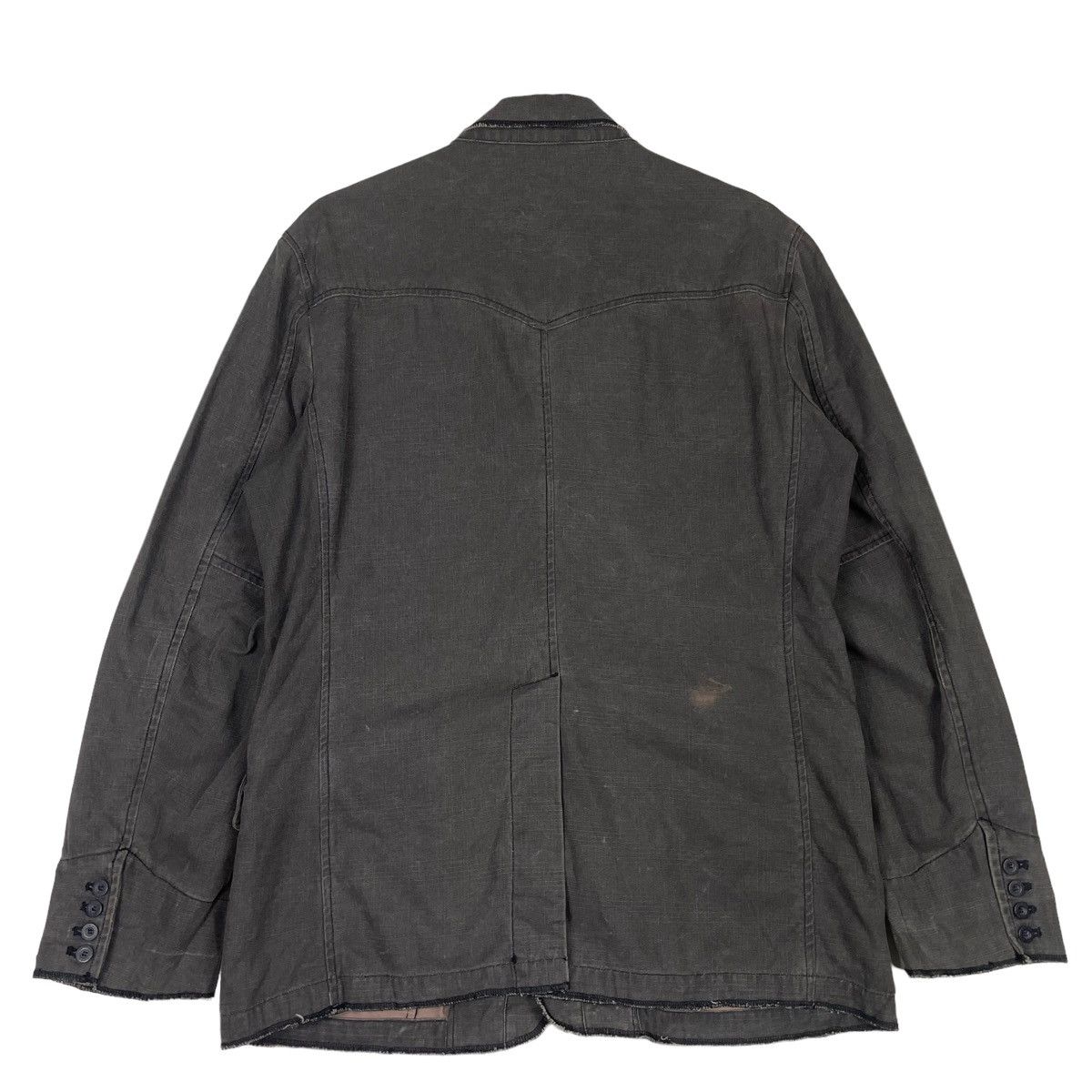 In The Attic × Japanese Brand × Tornado Mart 💥IN THE ATTIC BUTTON CHORE DYED GREY JACKET Size US L / EU 52-54 / 3 - 8 Thumbnail