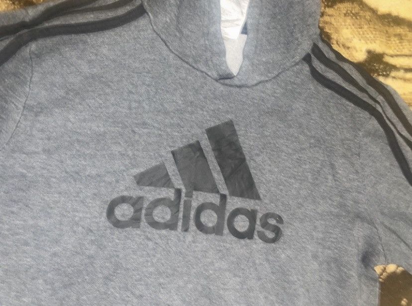 Adidas Large Grey Adidas Hoodie Size US L / EU 52-54 / 3 - 2 Thumbnail