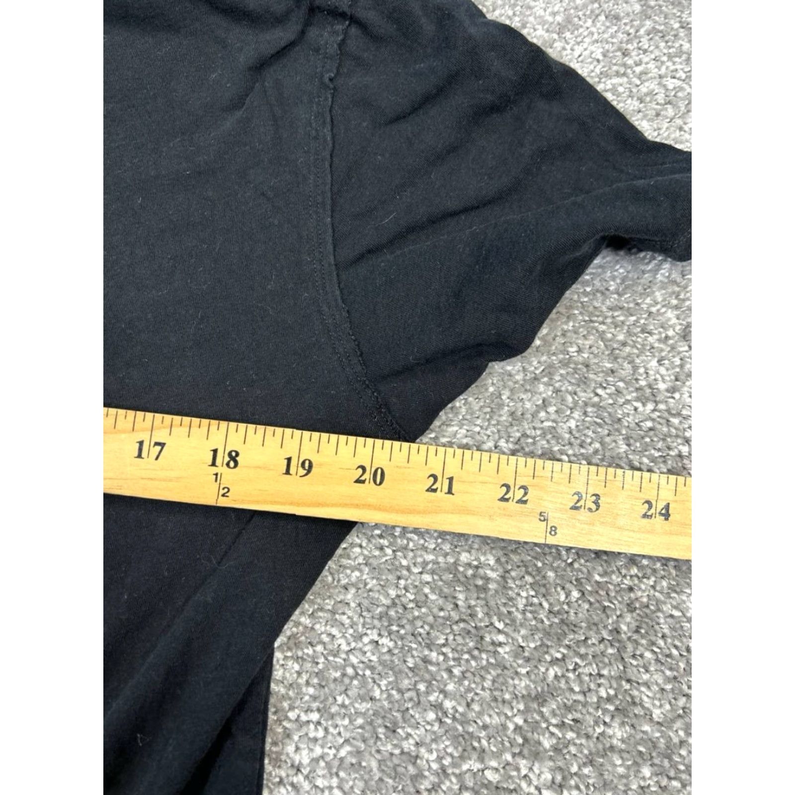 Allsaints Allsaints Shirt Womens L Black Cotton Pullover T-Shirt Size L / US 10 / IT 46 - 6 Thumbnail