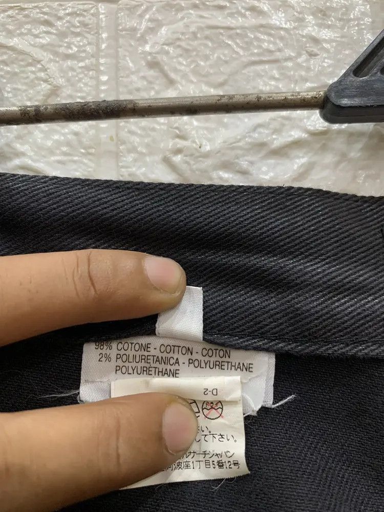 Versace Vintage Versace black wax denim pants Size US 31 - 15 Thumbnail