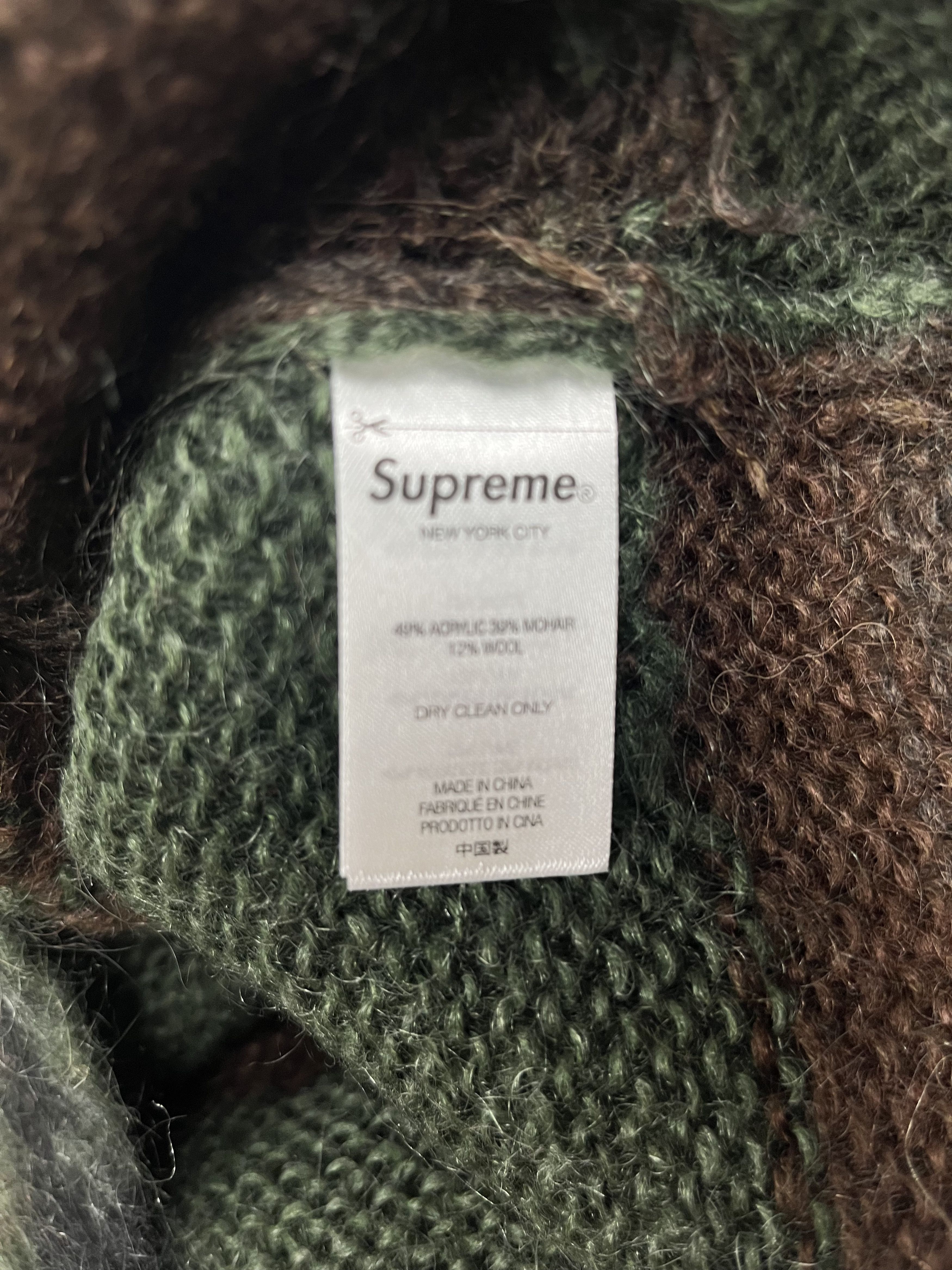 Junya Watanabe × Supreme 2021 Supreme x Junya Watanabe CDG Brushed Camo Sweater Size US M / EU 48-50 / 2 - 5 Thumbnail