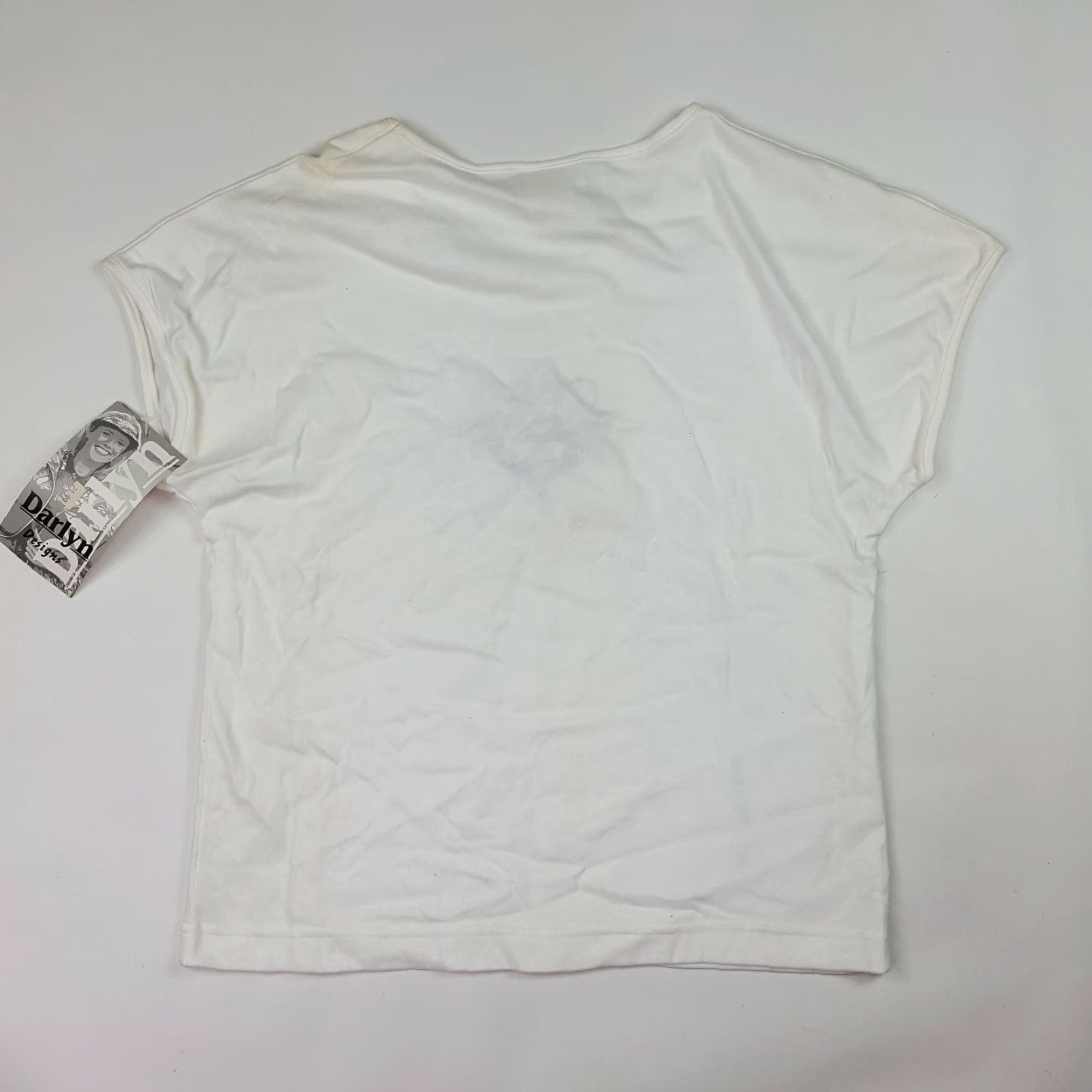 Vintage VINTAGE Darlyn Golf Women T-Shirt White Embroidered Athletic Sports 90s Casual Cap Sleeve Size M USA Size M / US 6-8 / IT 42-44 - 6 Thumbnail