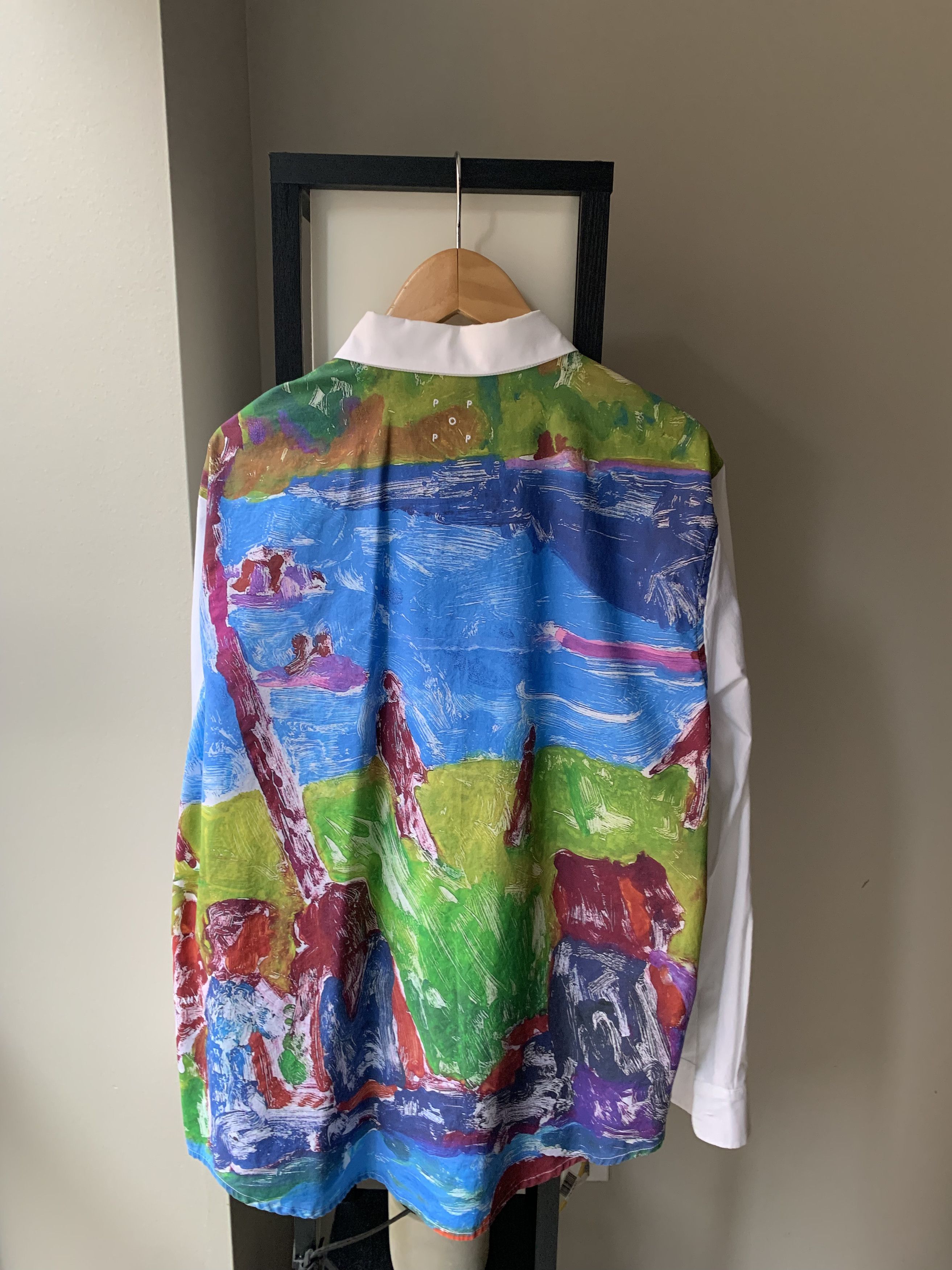 Pop Trading Company Brian Lotti Painting Button-Down Shirt Size US L / EU 52-54 / 3 - 1 Thumbnail
