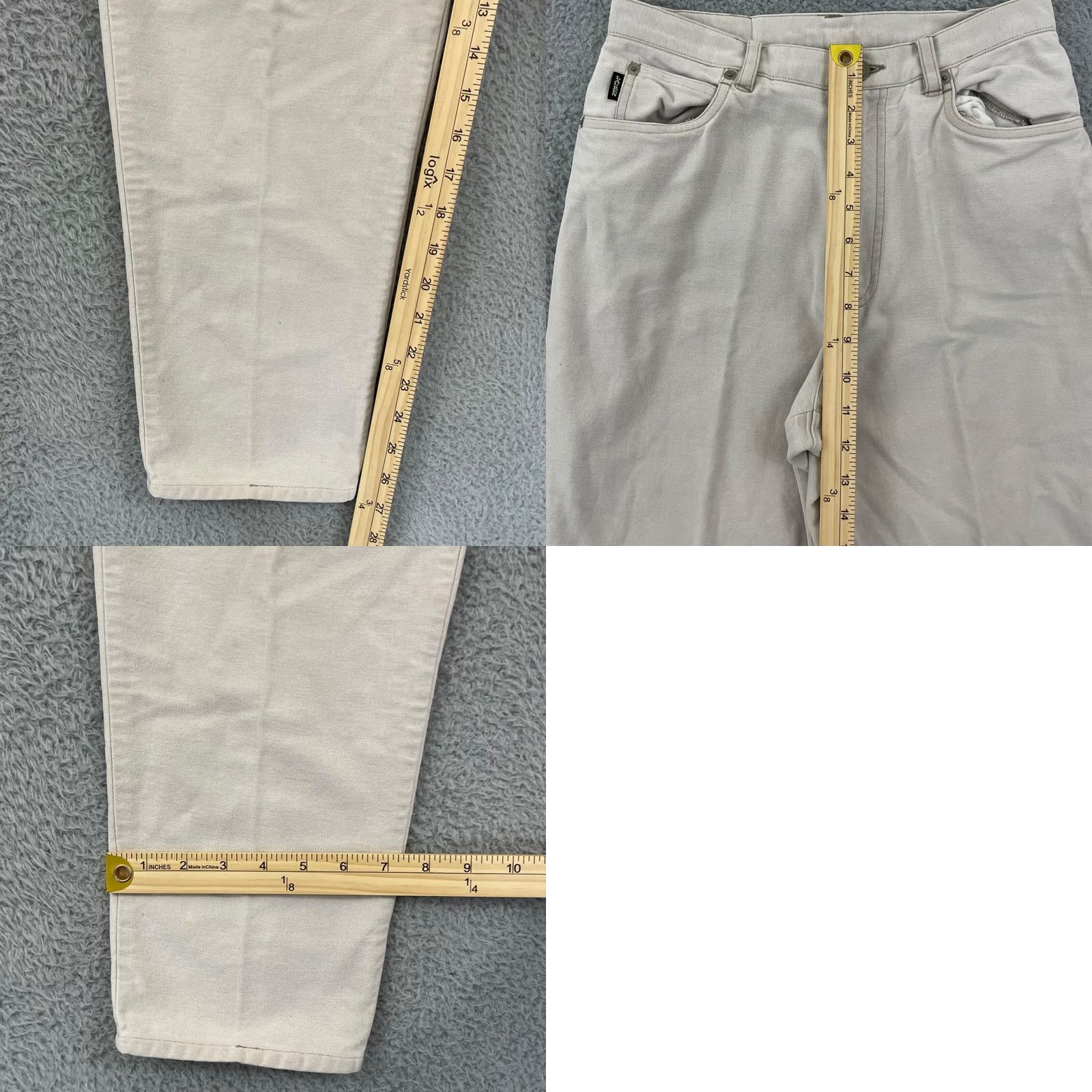 Ralph Lauren Ralph Lauren Jeans Womens 8P Straight Stretch Casual Zip Pocket Preppy 90s City Beige Cotton Denim 5-Pocket Regular May Include Logos */ Size 30" / US 8 / IT 44 - 9 Thumbnail
