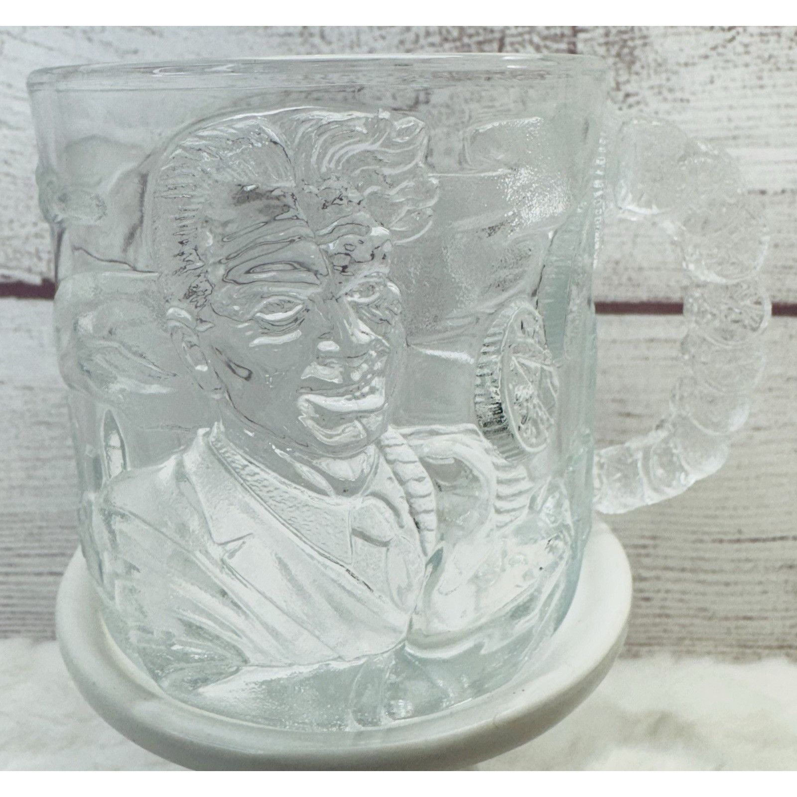 DC Comics McDonalds Batman Forever "2 FACE, TWO FACE" Vintage Glass Co Size ONE SIZE - 6 Thumbnail