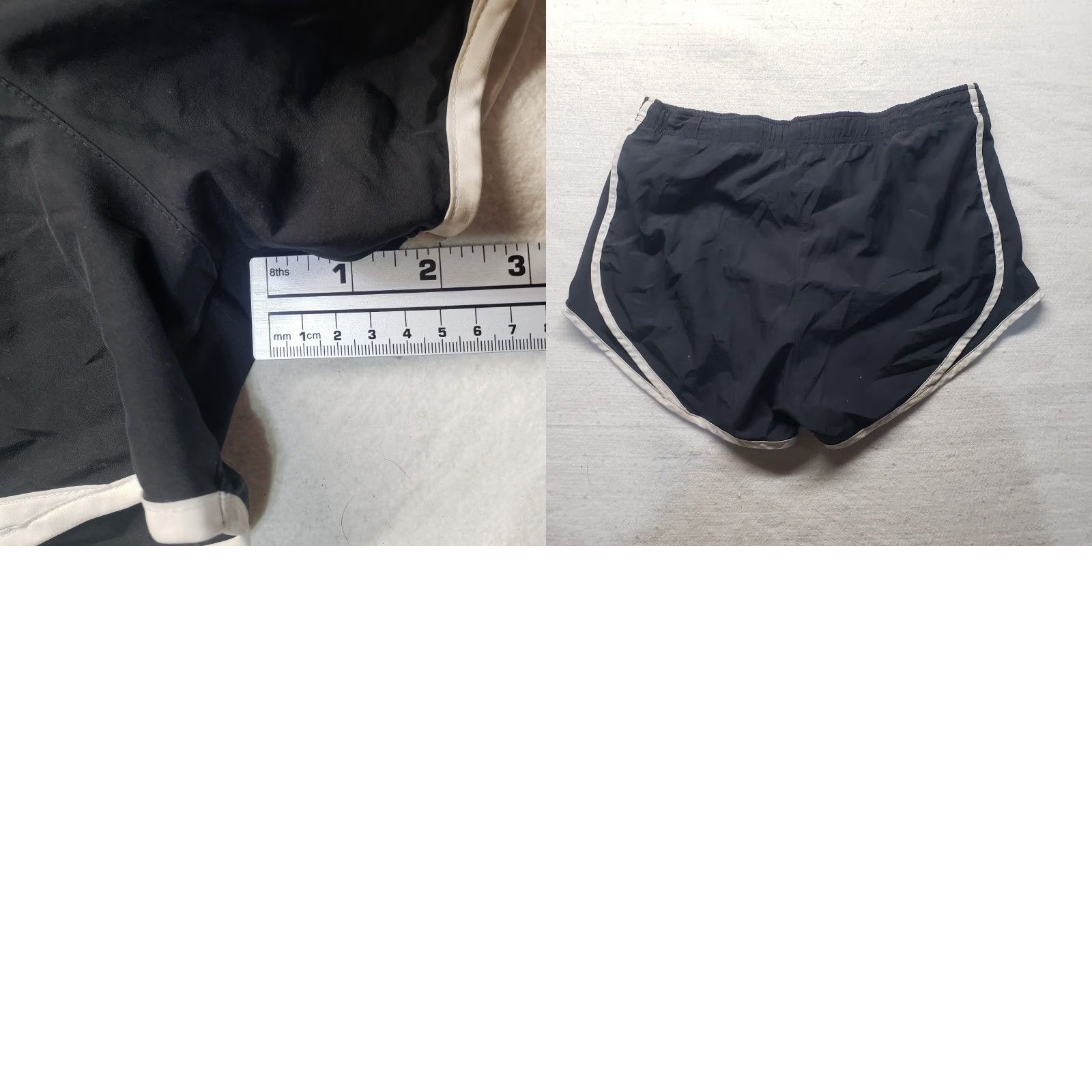 Nike Nike Dri Fit Shorts Black Workout Ellastic Waist Lined Stretch Adult Womens Large Size 36" / US 14 / IT 50 - 8 Thumbnail