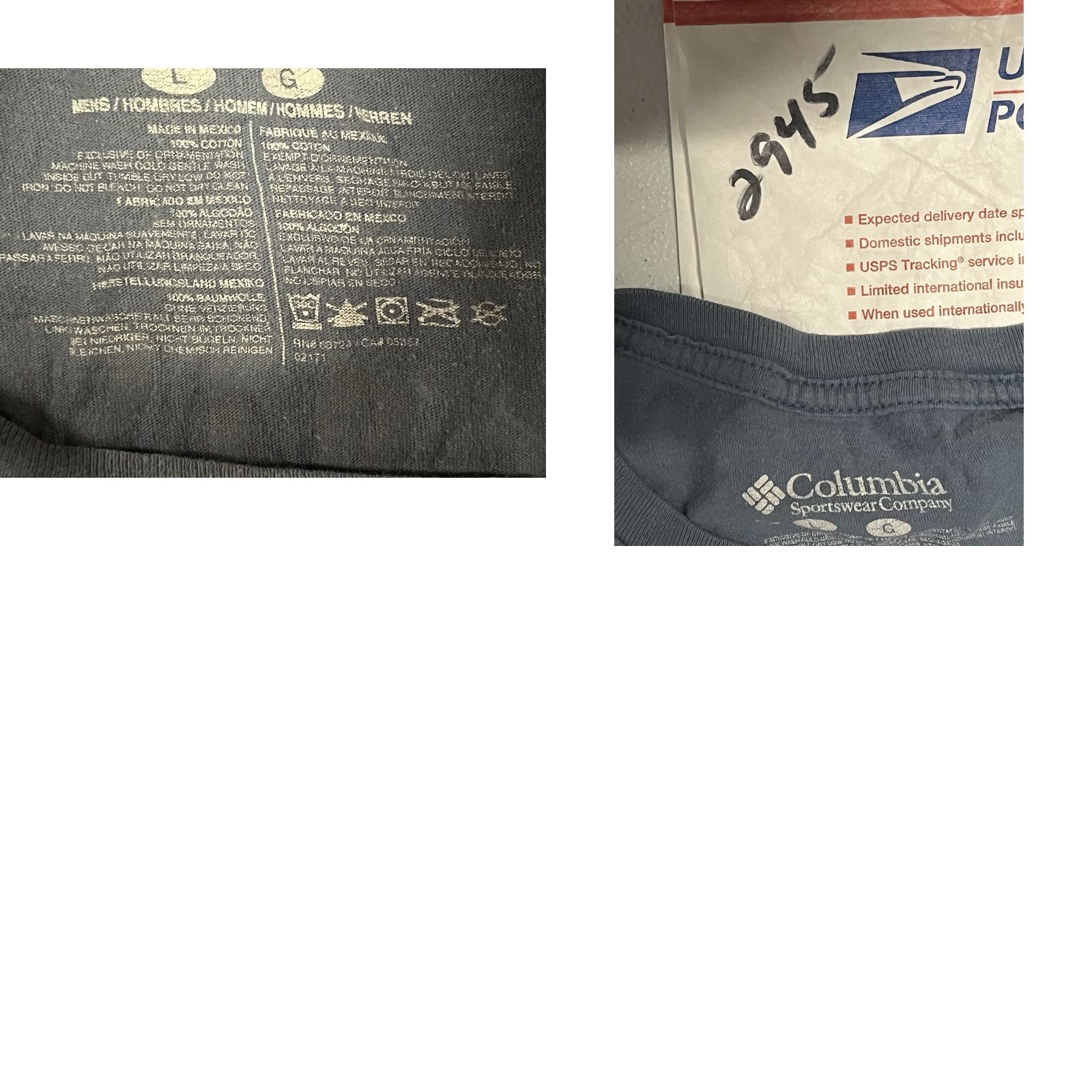 Vintage Columbia Shirt Dog Graphic Gray L Mens Regular T-Shirt Activewear Size Large Flaws See All pics Size US L / EU 52-54 / 3 - 8 Thumbnail