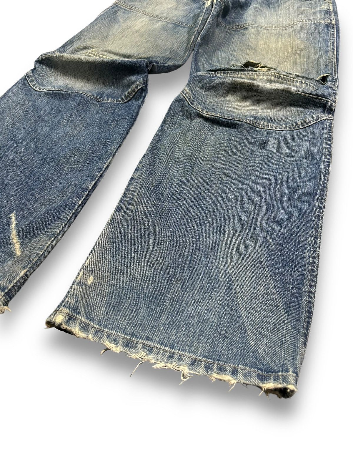 G-Star Vintage G-Star Raw Double Knee Style Mud Wash Baggy Jeans Size US 34 / EU 50 - 14 Thumbnail