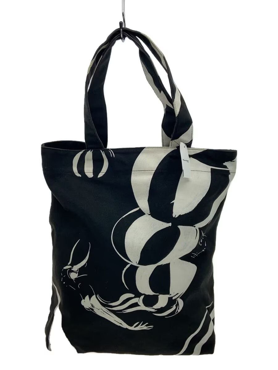 Yohji Yamamoto Psychedelic Print Canvas Tote Bag Size ONE SIZE - 1 Thumbnail