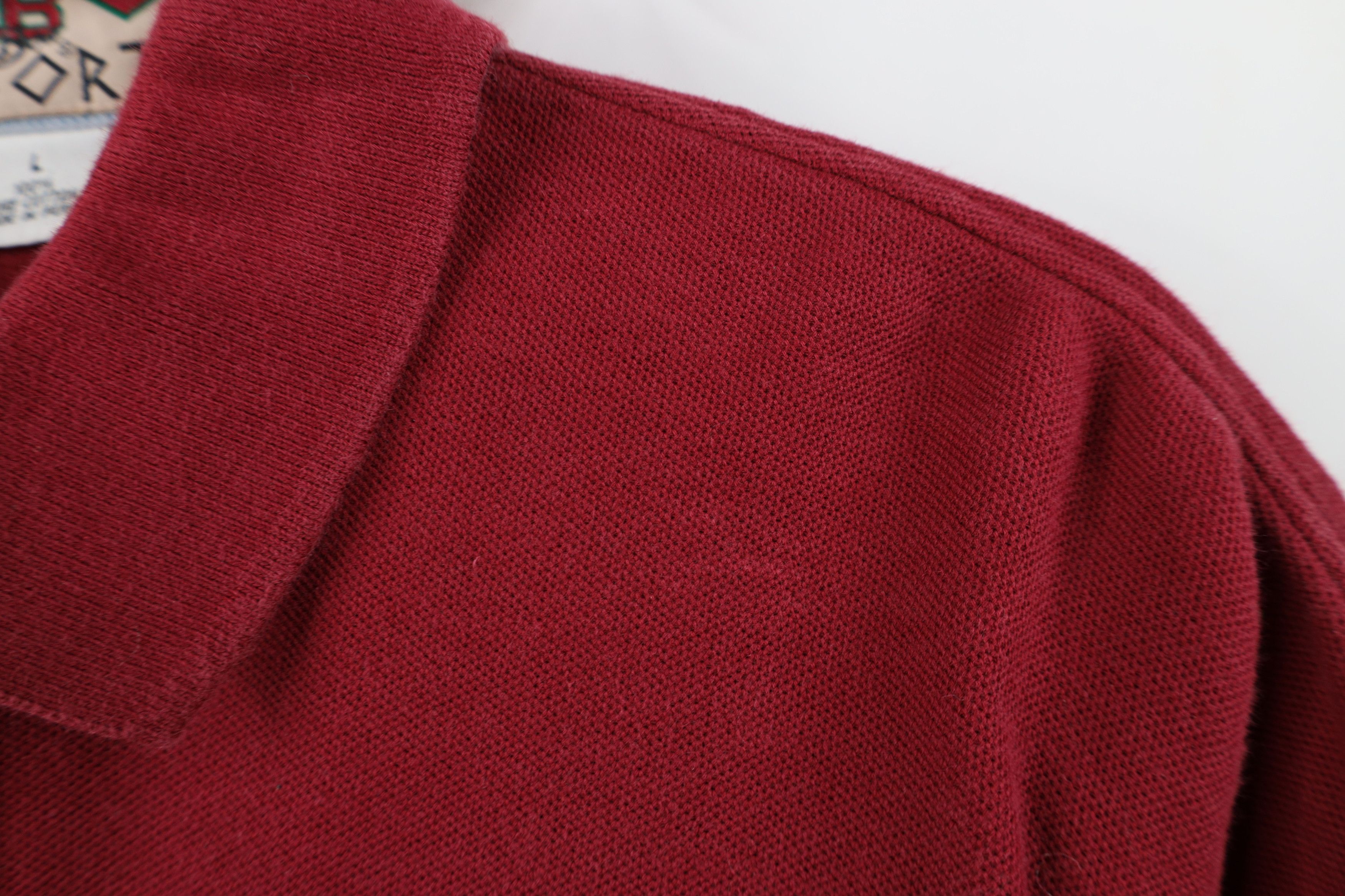 Vintage Vintage 90s Florida State University Golf Polo Shirt Red Size US L / EU 52-54 / 3 - 5 Thumbnail