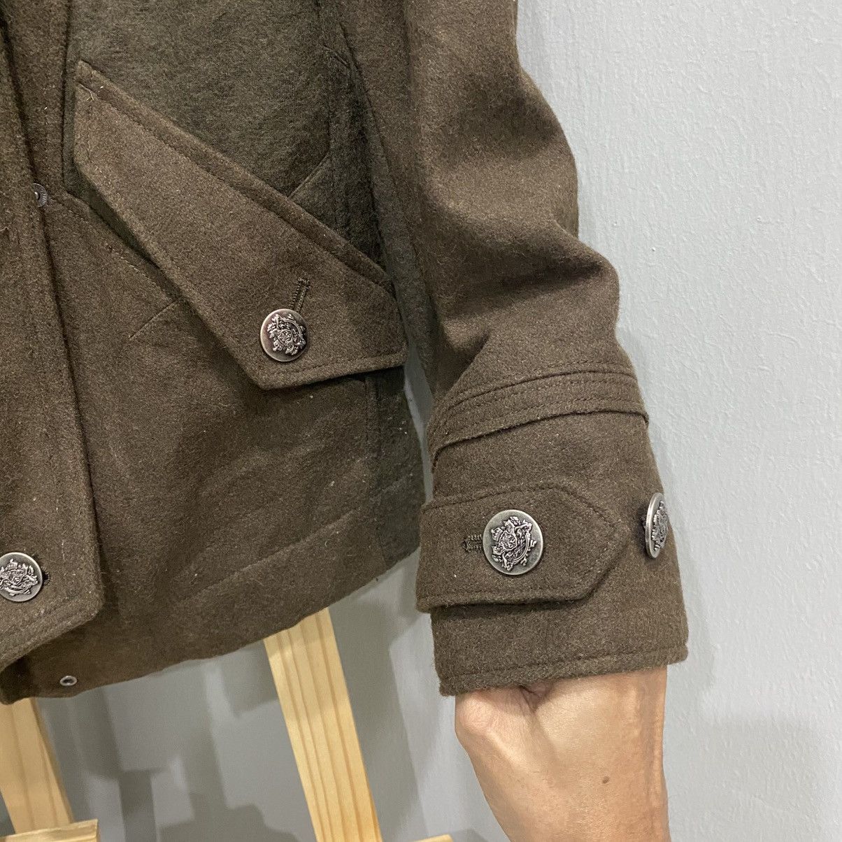 PPFM PPFM Napoleon Wool Military Jacket Archive Y2K Punk Size US M / EU 48-50 / 2 - 7 Thumbnail