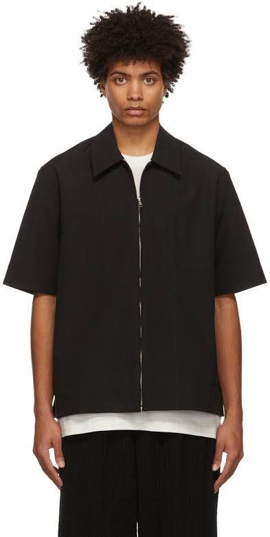 Song For The Mute Song For The Mute Zip Up Box Short Sleeve Black Shirt Size US S / EU 44-46 / 1 - 1 Thumbnail