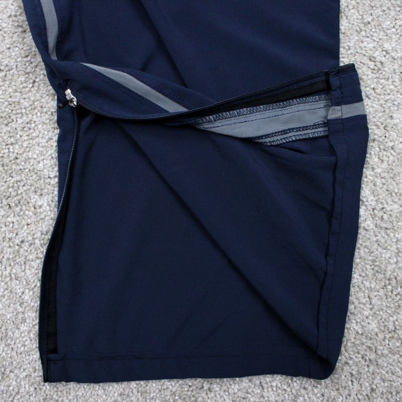 Nike Nike Pants Mens L Blue Wind FitDry Zip Ankle Golf Rain Drawstring inseam Size US 33 - 6 Thumbnail